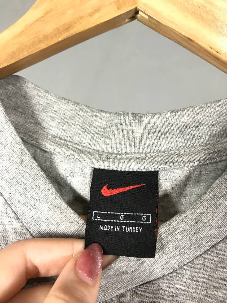 Nike × Vintage Nike swoosh streetwear vintage tee Size US L / EU 52-54 / 3 - 3 Thumbnail
