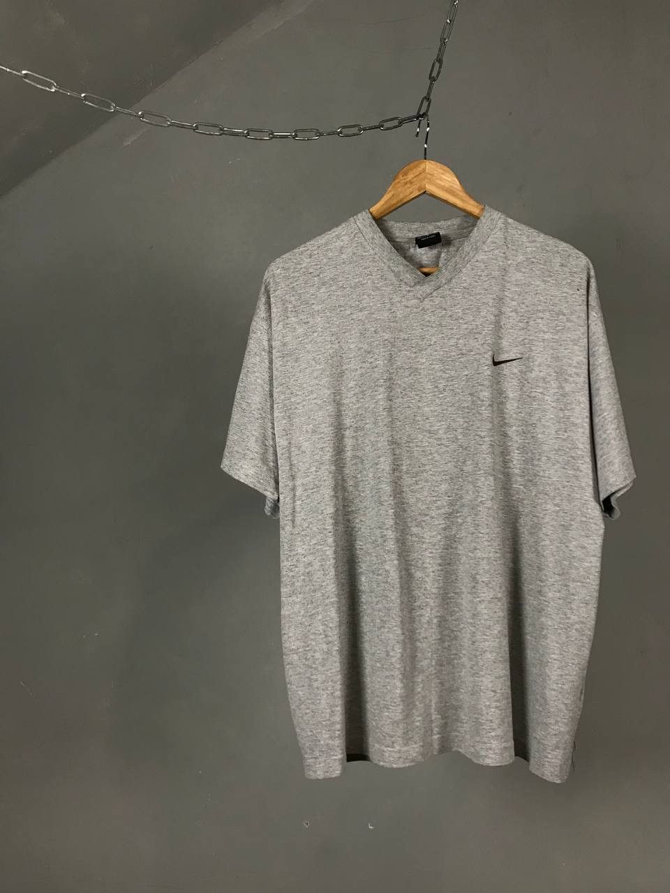 Nike × Vintage Nike swoosh streetwear vintage tee Size US L / EU 52-54 / 3 - 1 Thumbnail