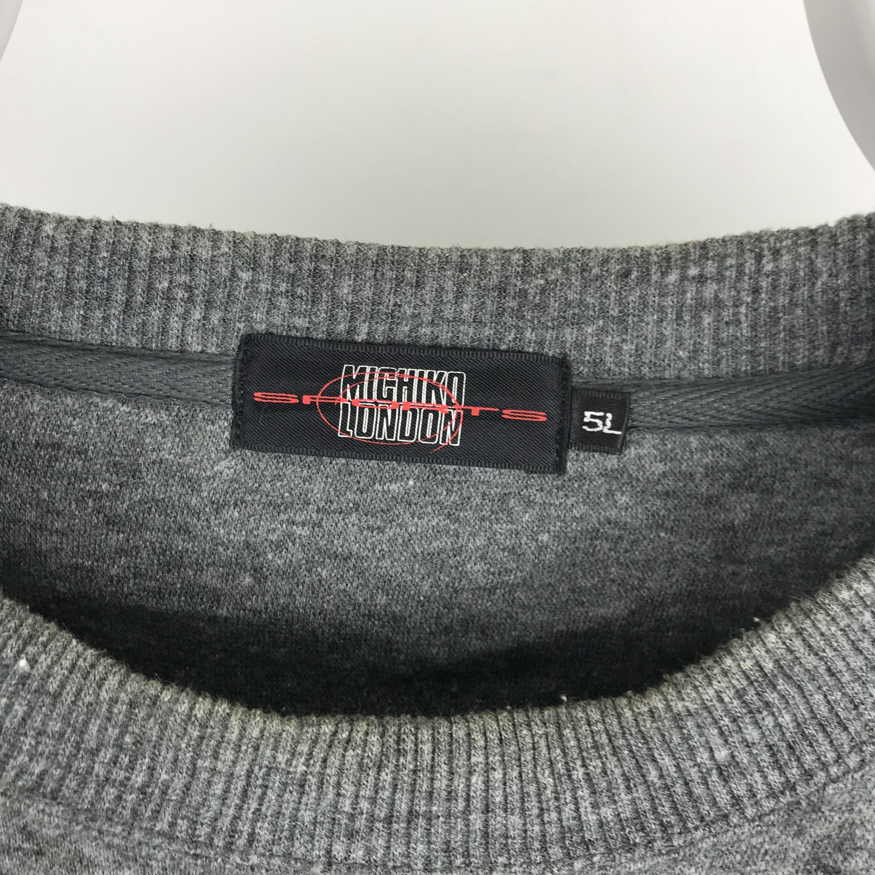 Japanese Brand × Michiko Koshino London Z204 MICHIKO KOSHINO LONDON SPORT SPELL OUT SWEATSHIRTS Size US XXL / EU 58 / 5 - 4 Thumbnail