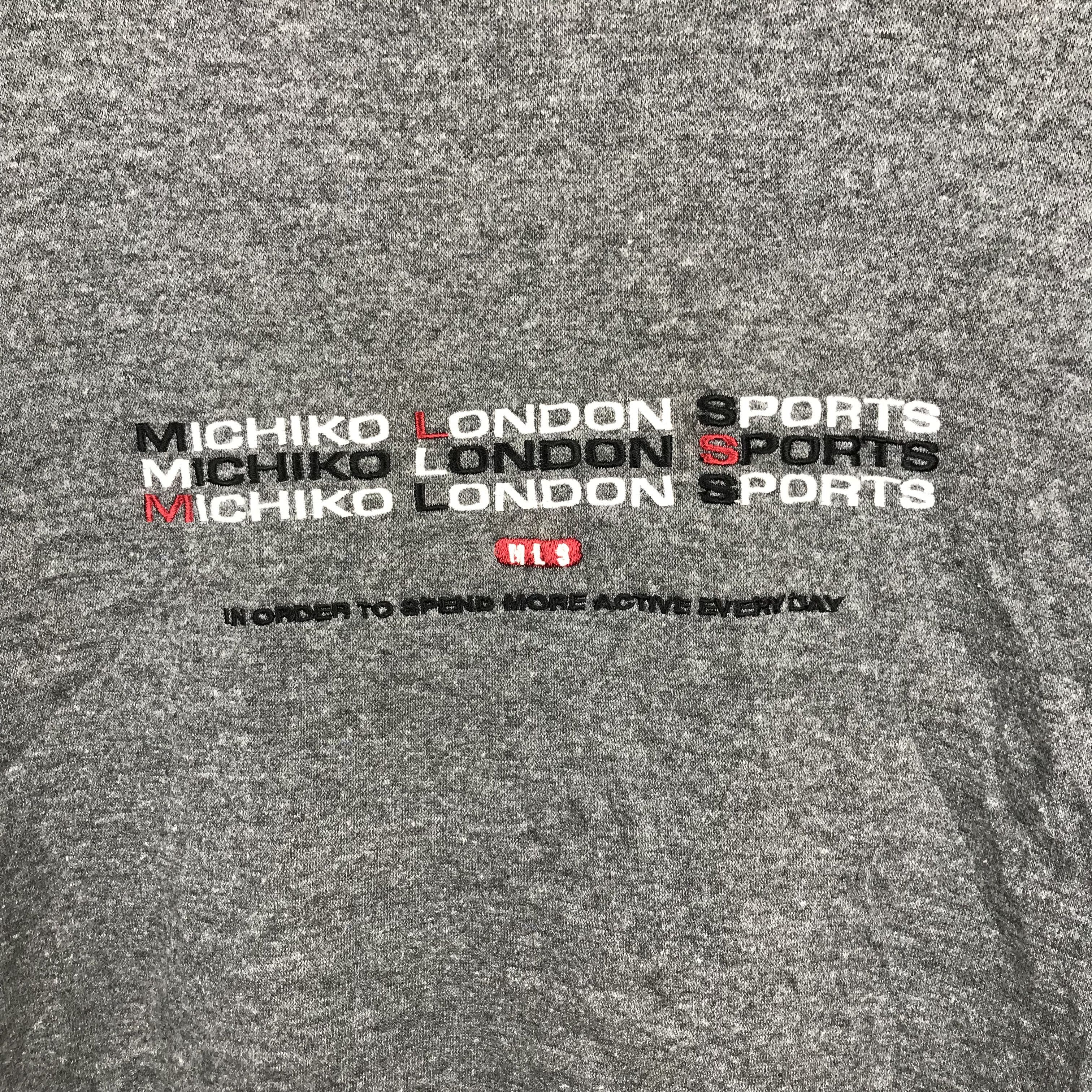 Japanese Brand × Michiko Koshino London Z204 MICHIKO KOSHINO LONDON SPORT SPELL OUT SWEATSHIRTS Size US XXL / EU 58 / 5 - 3 Thumbnail