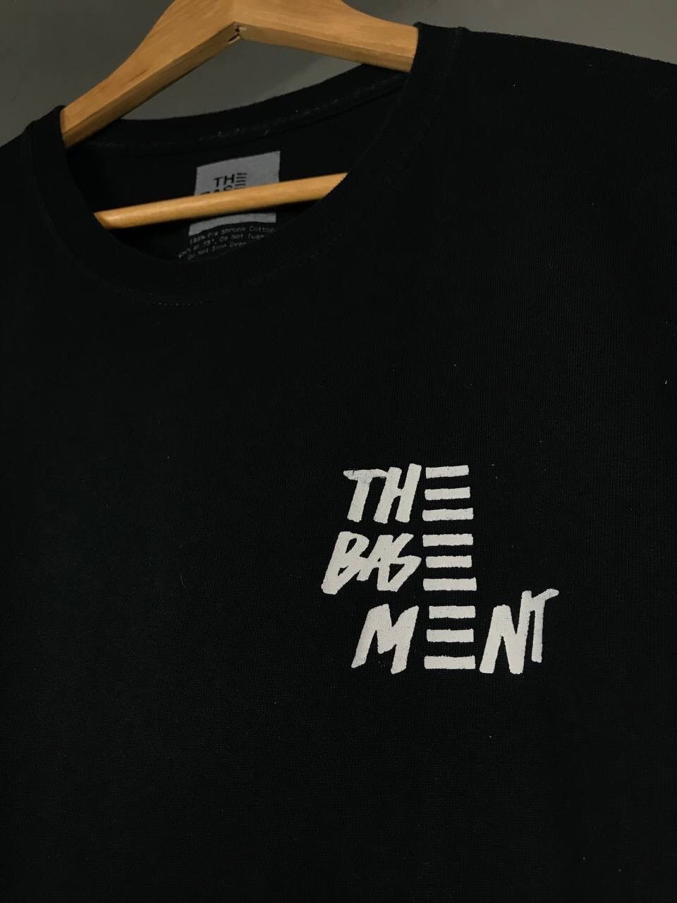 The Basement The Basement streetwear overprinted tee Size US L / EU 52-54 / 3 - 3 Thumbnail