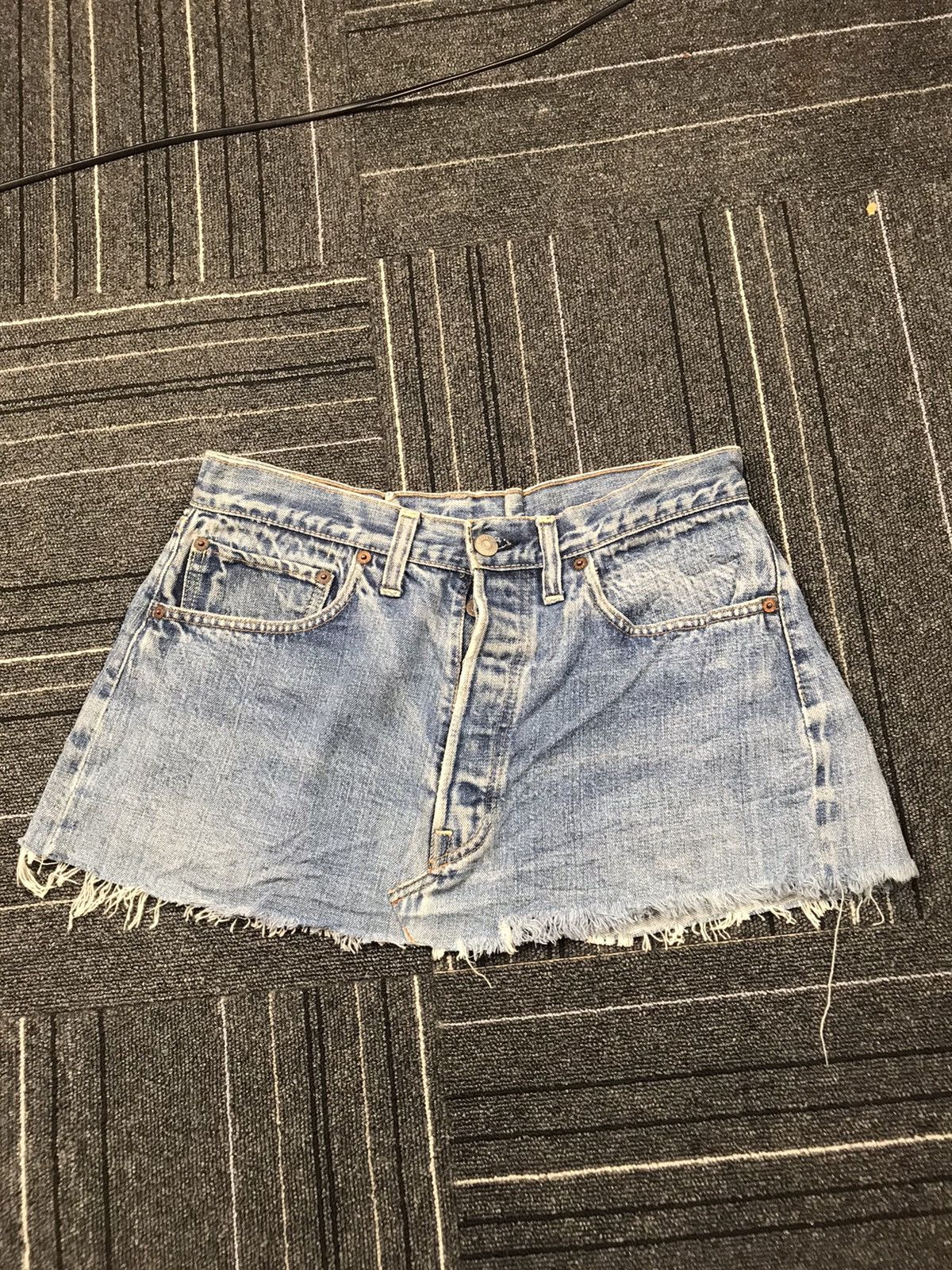 Levi's Vintage Levi's selvage mini skirt Size 30" / US 8 / IT 44 - 1 Thumbnail