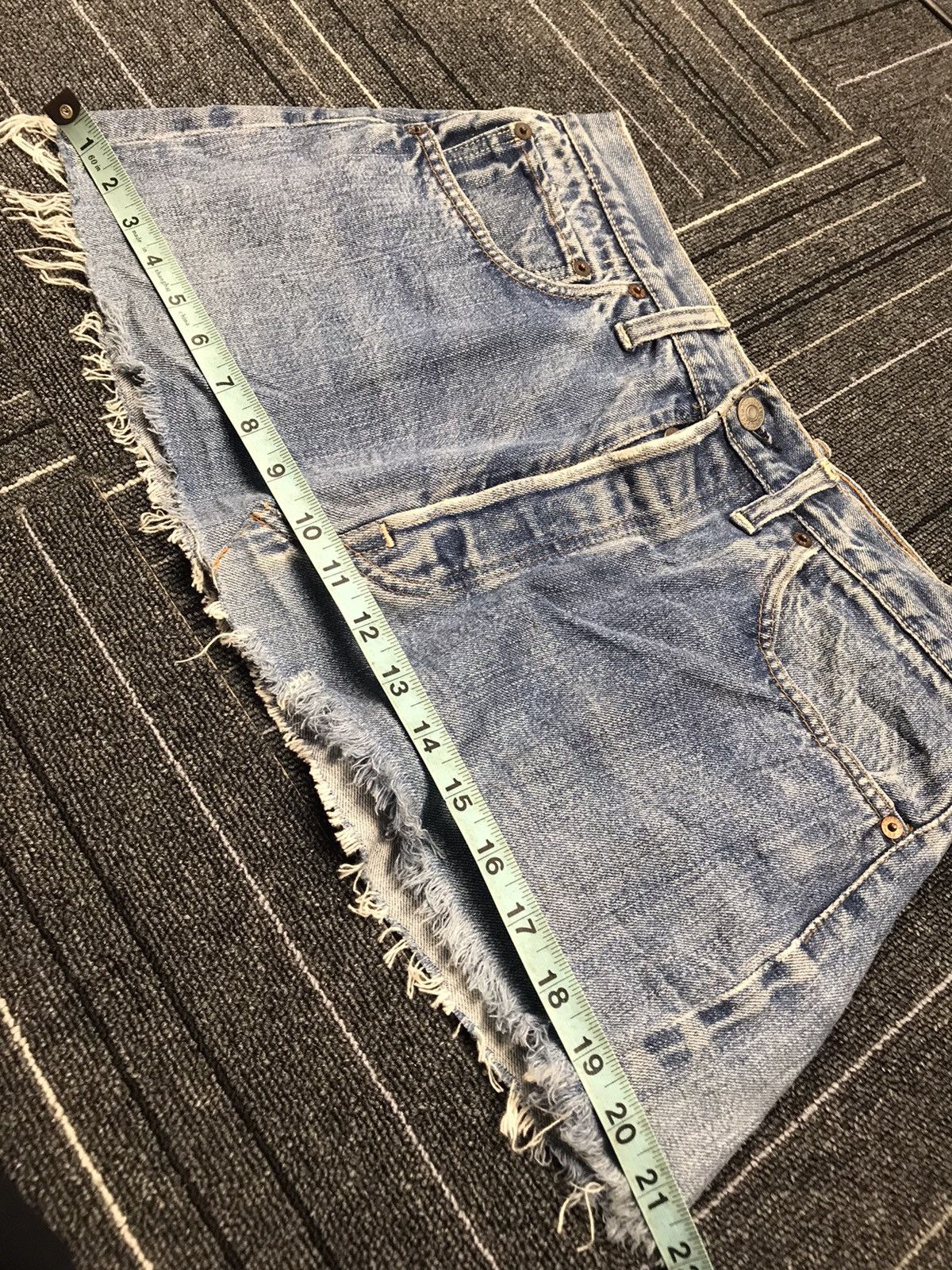 Levi's Vintage Levi's selvage mini skirt Size 30" / US 8 / IT 44 - 9 Thumbnail