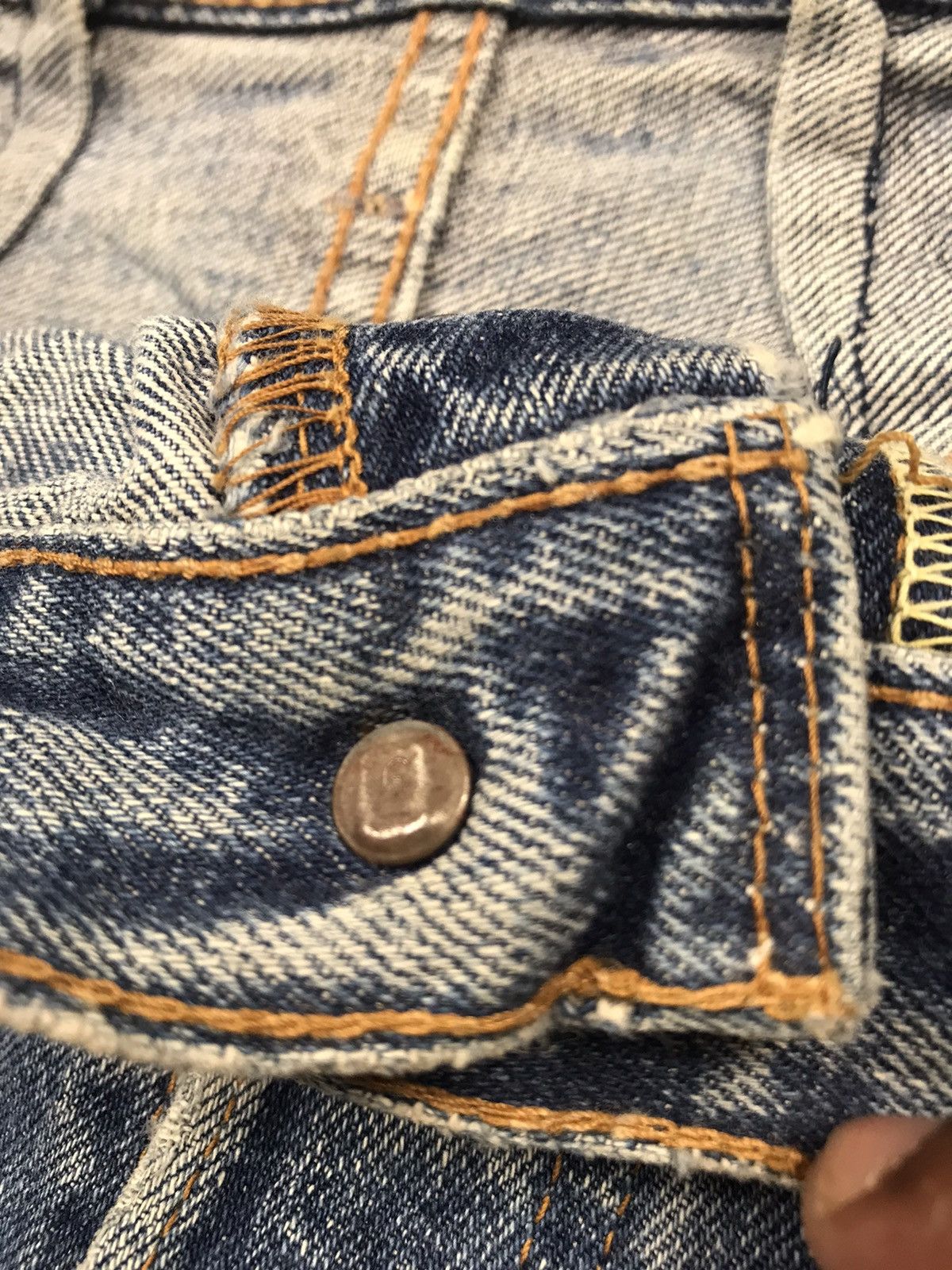 Levi's Vintage Levi's selvage mini skirt Size 30" / US 8 / IT 44 - 3 Thumbnail