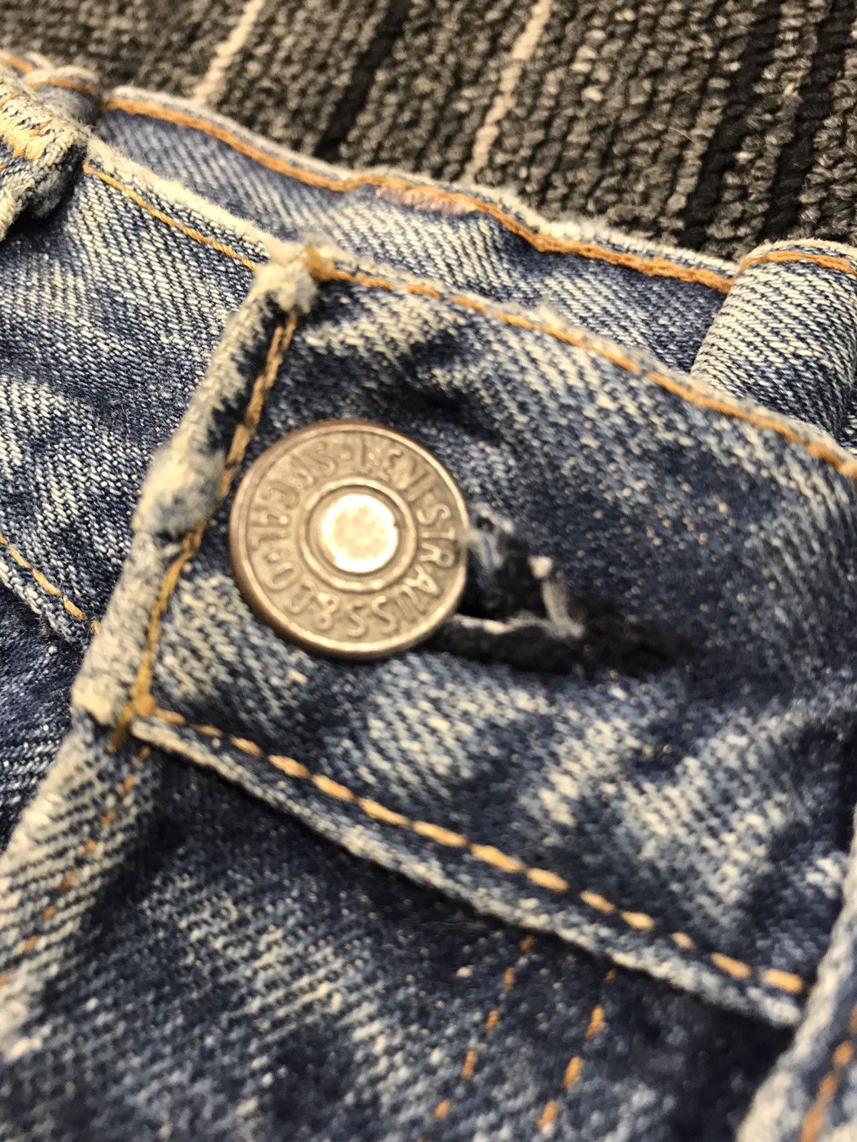 Levi's Vintage Levi's selvage mini skirt Size 30" / US 8 / IT 44 - 2 Thumbnail