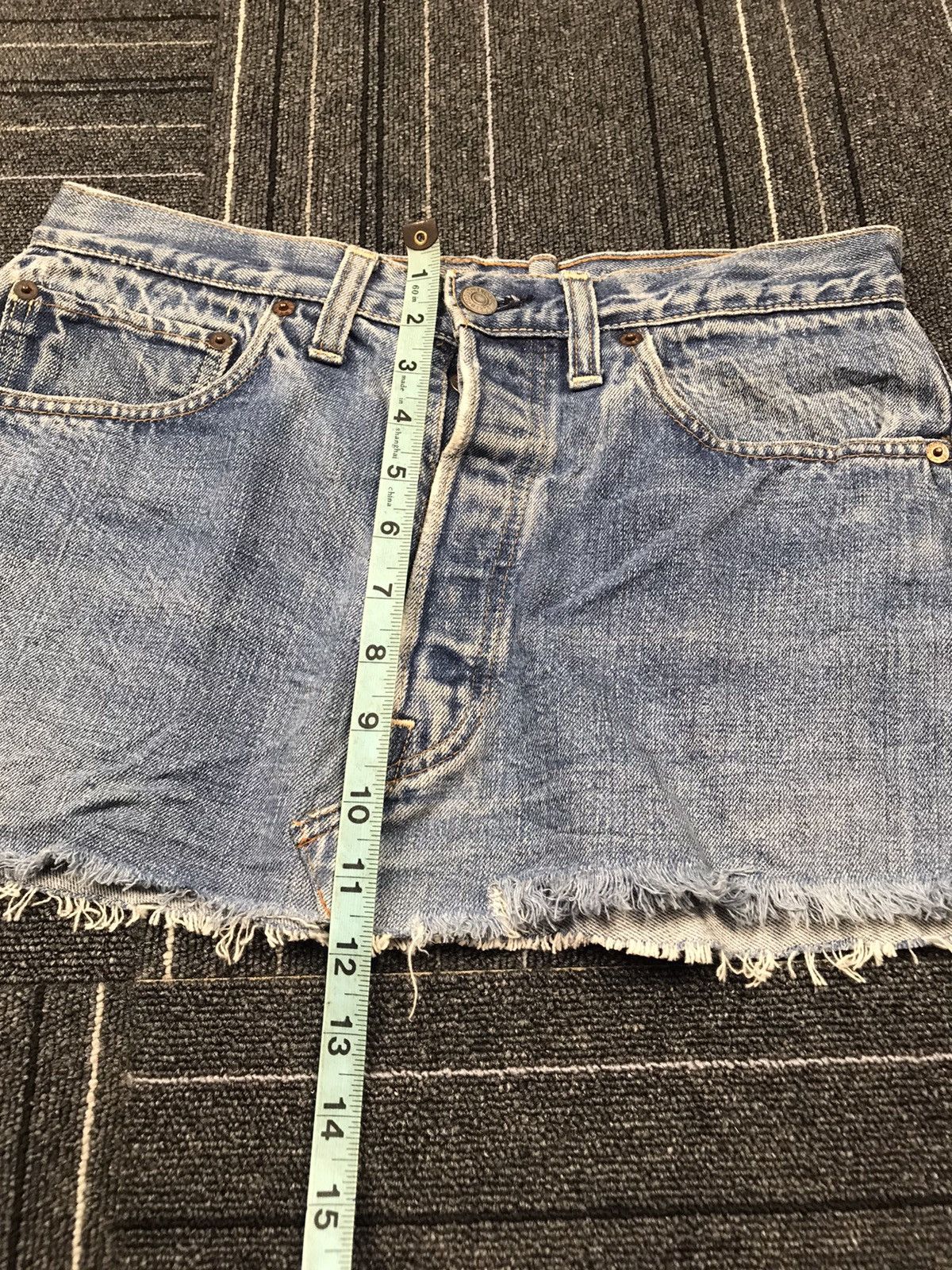 Levi's Vintage Levi's selvage mini skirt Size 30" / US 8 / IT 44 - 10 Thumbnail