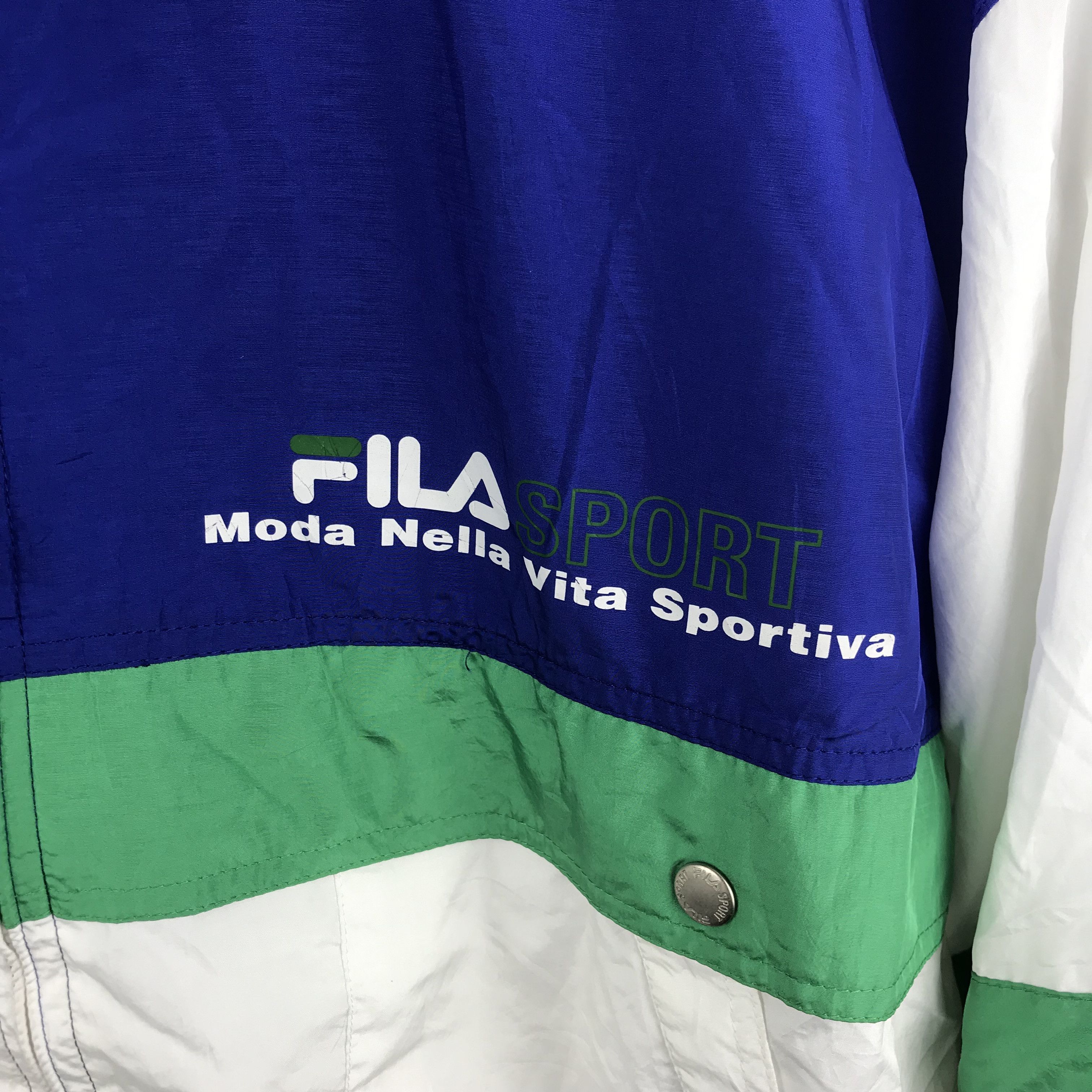 Fila × Vintage Z212 VTG 90s FILA SPORT RARE!!! WINDBREAKER JACKET Size US XL / EU 56 / 4 - 4 Thumbnail
