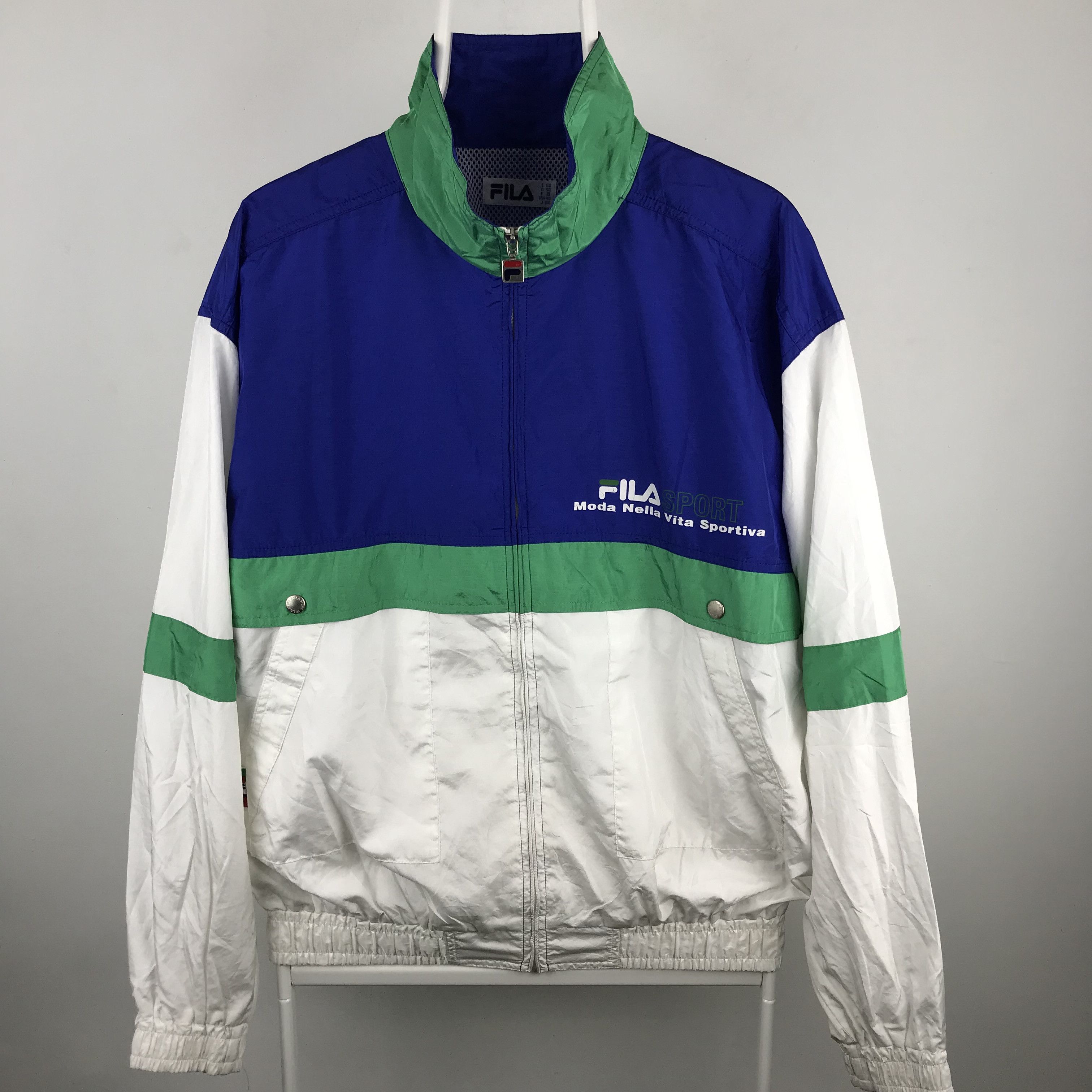 Fila × Vintage Z212 VTG 90s FILA SPORT RARE!!! WINDBREAKER JACKET Size US XL / EU 56 / 4 - 2 Thumbnail