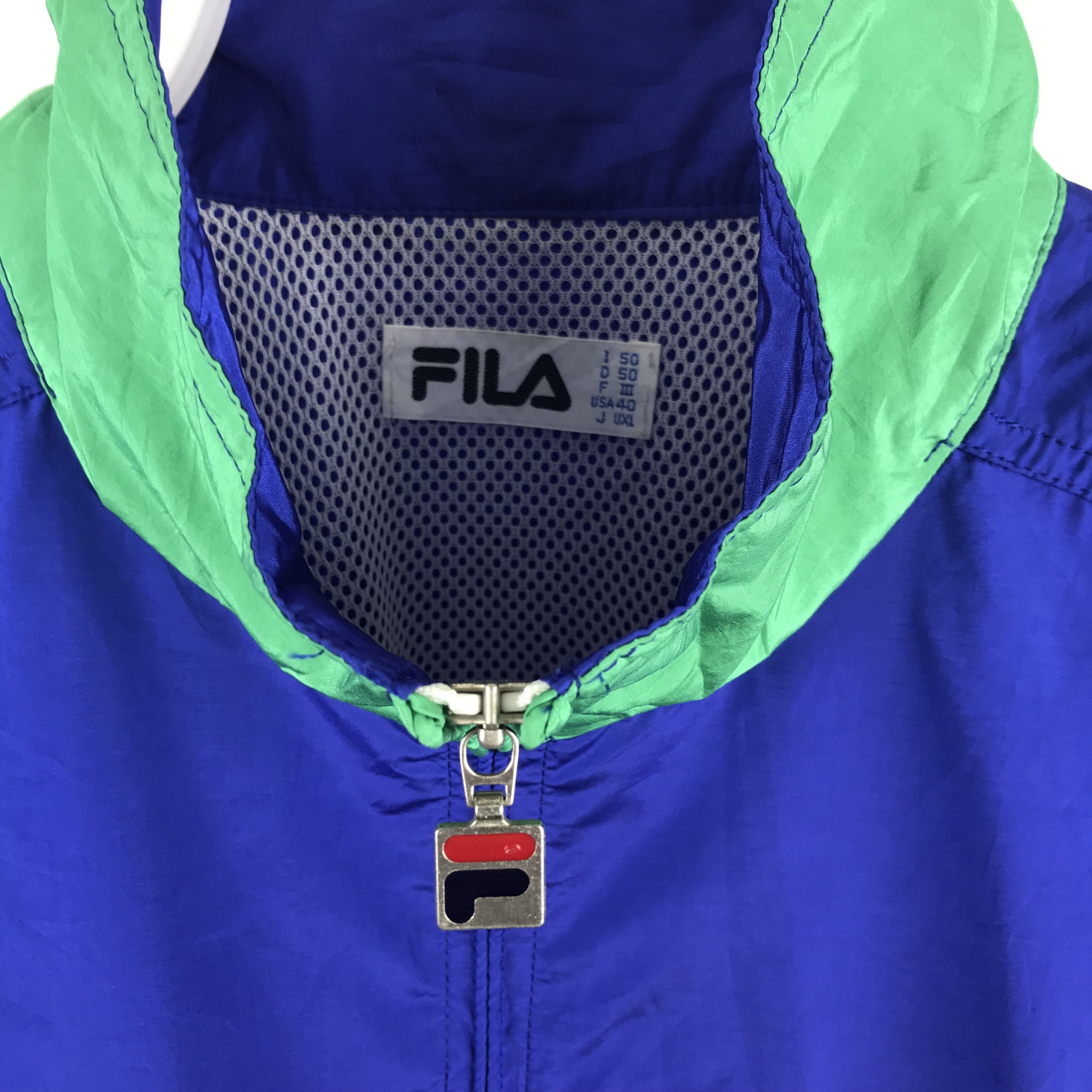 Fila × Vintage Z212 VTG 90s FILA SPORT RARE!!! WINDBREAKER JACKET Size US XL / EU 56 / 4 - 5 Thumbnail