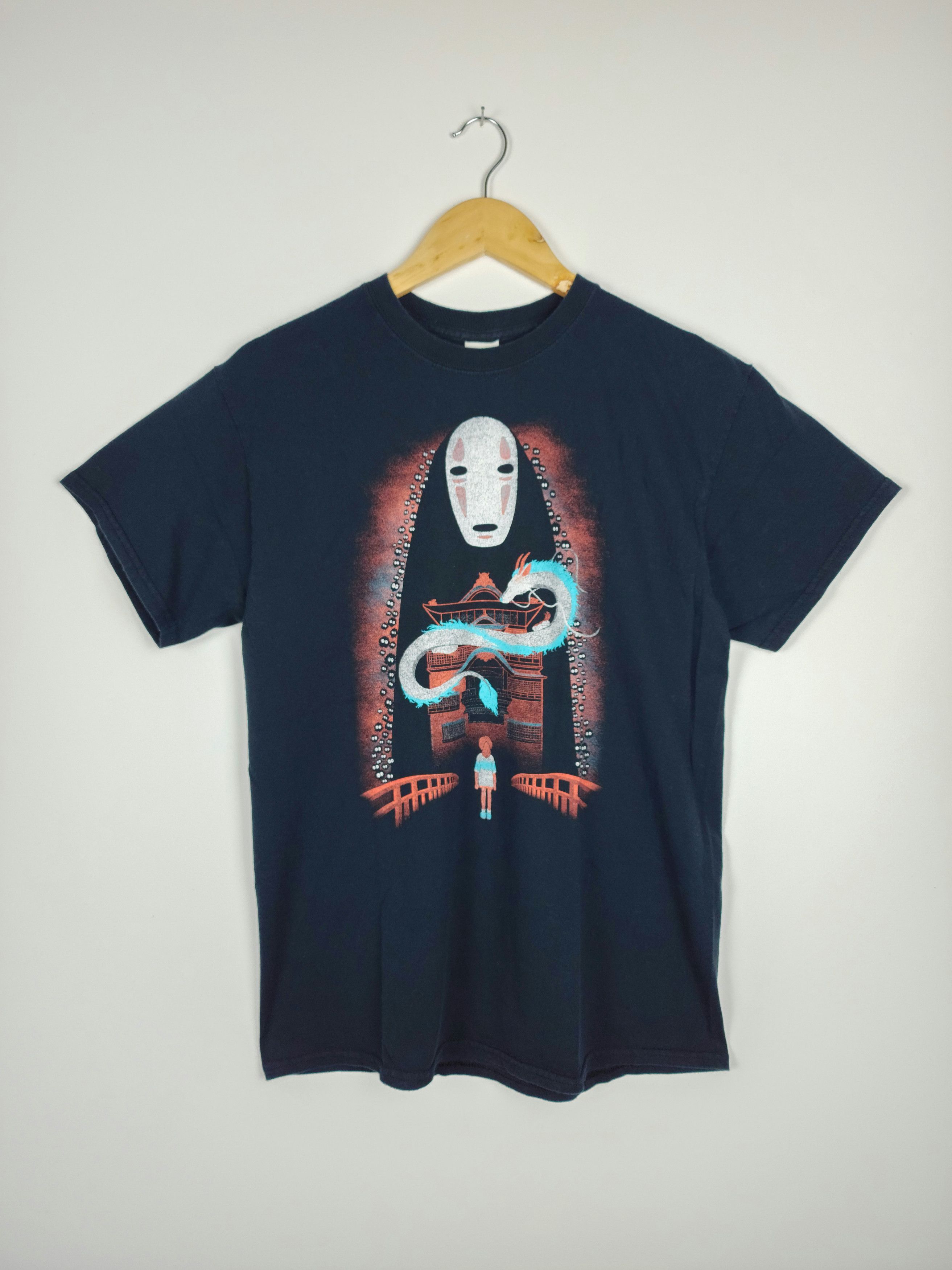 image of Spirited Away Japanese Anima Promo Tee M Size in Black, Men's