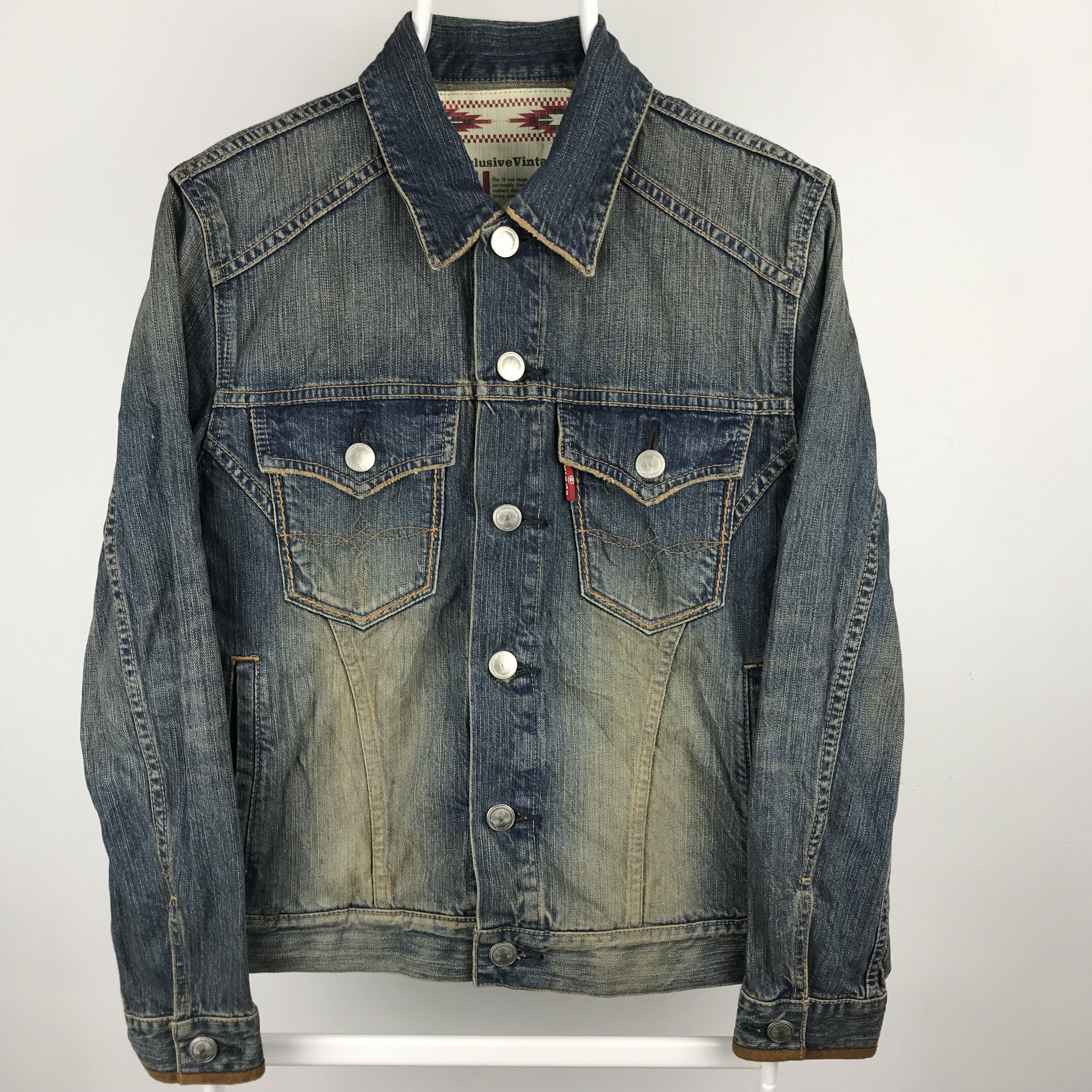 Edwin × Vintage Z216 EDWIN X EXCLUSIVE VTG FADED DENIM JACKET RARE!! Size US M / EU 48-50 / 2 - 1 Thumbnail
