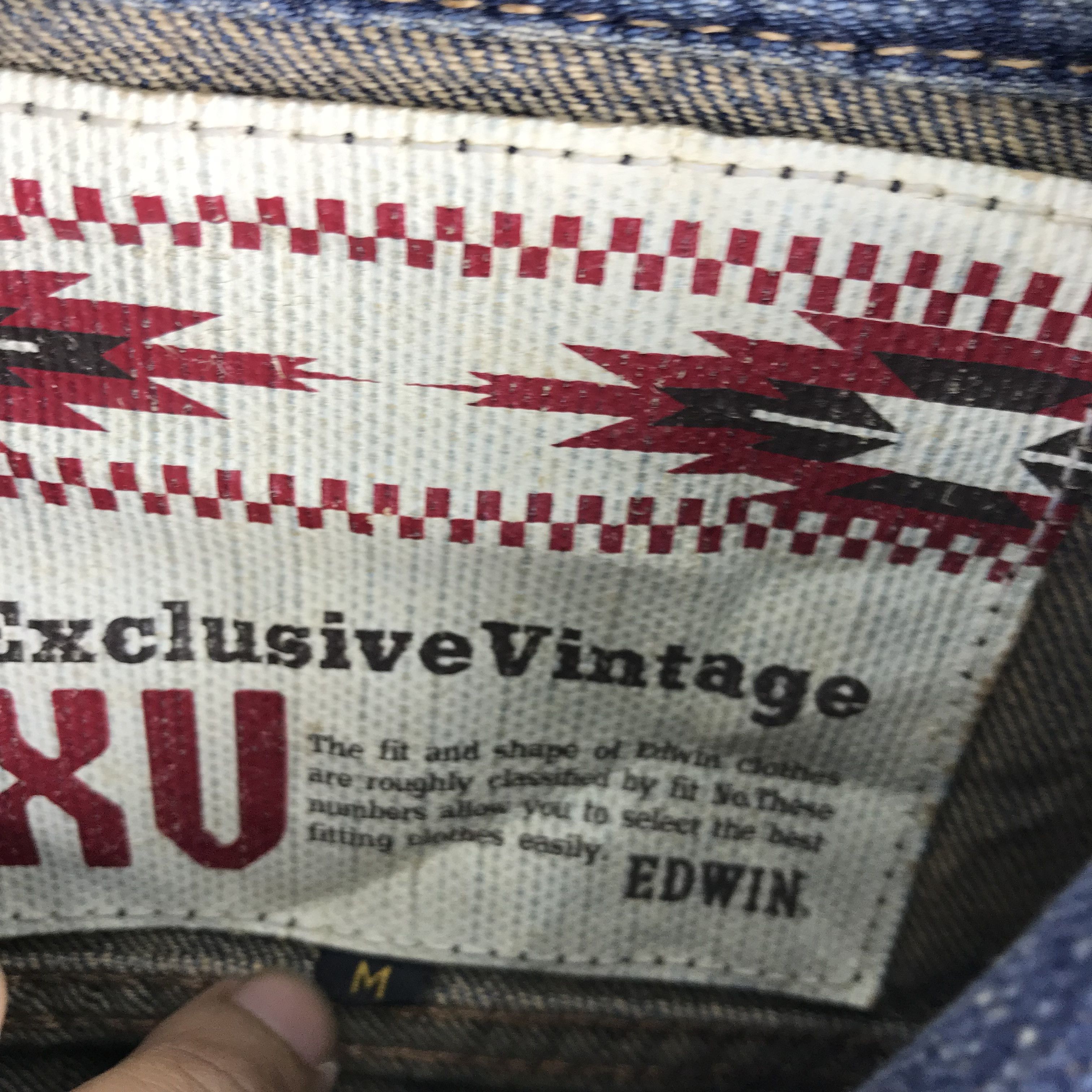 Edwin × Vintage Z216 EDWIN X EXCLUSIVE VTG FADED DENIM JACKET RARE!! Size US M / EU 48-50 / 2 - 5 Thumbnail