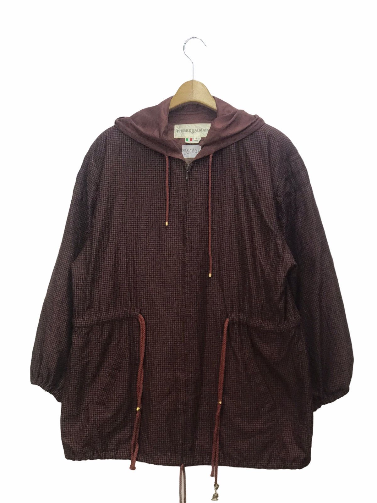 image of Pierre Balmain Houndtooth Design Jacket in Houndstooth, Men's (Size XL)