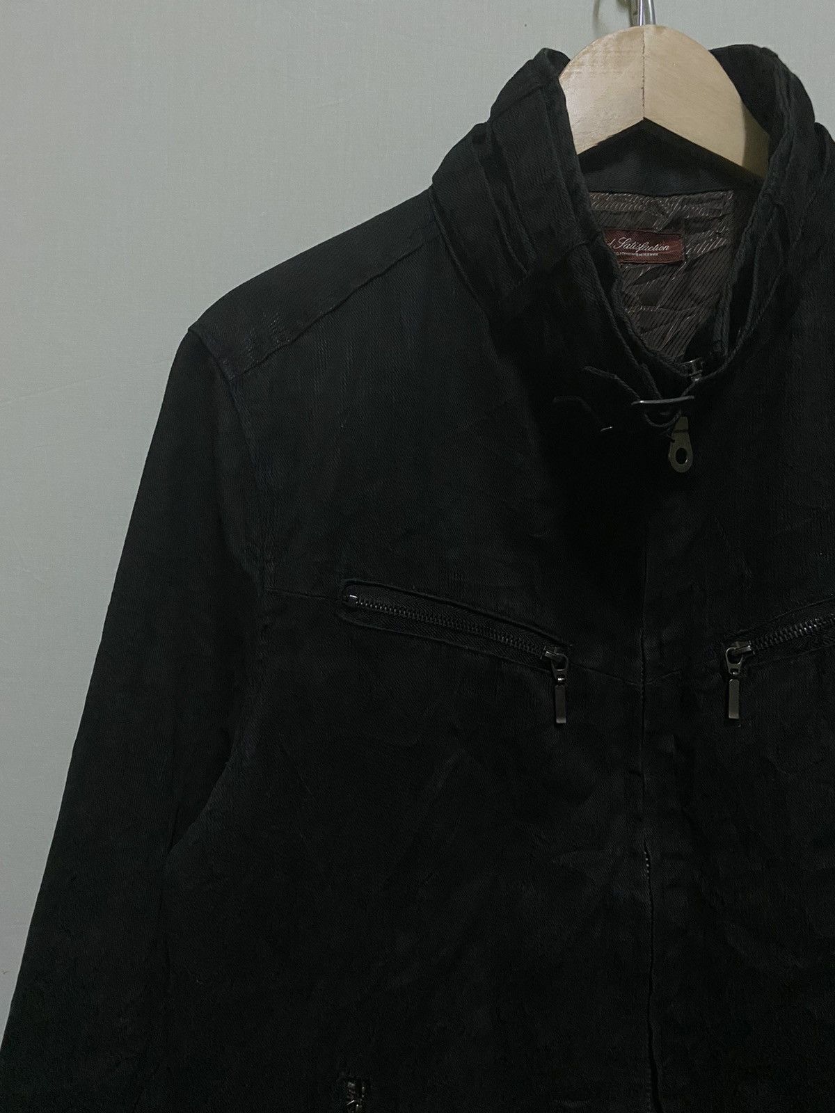 Japanese Brand Splendid Satisfaction Biker Jacket Zipper Style Size US L / EU 52-54 / 3 - 2 Thumbnail