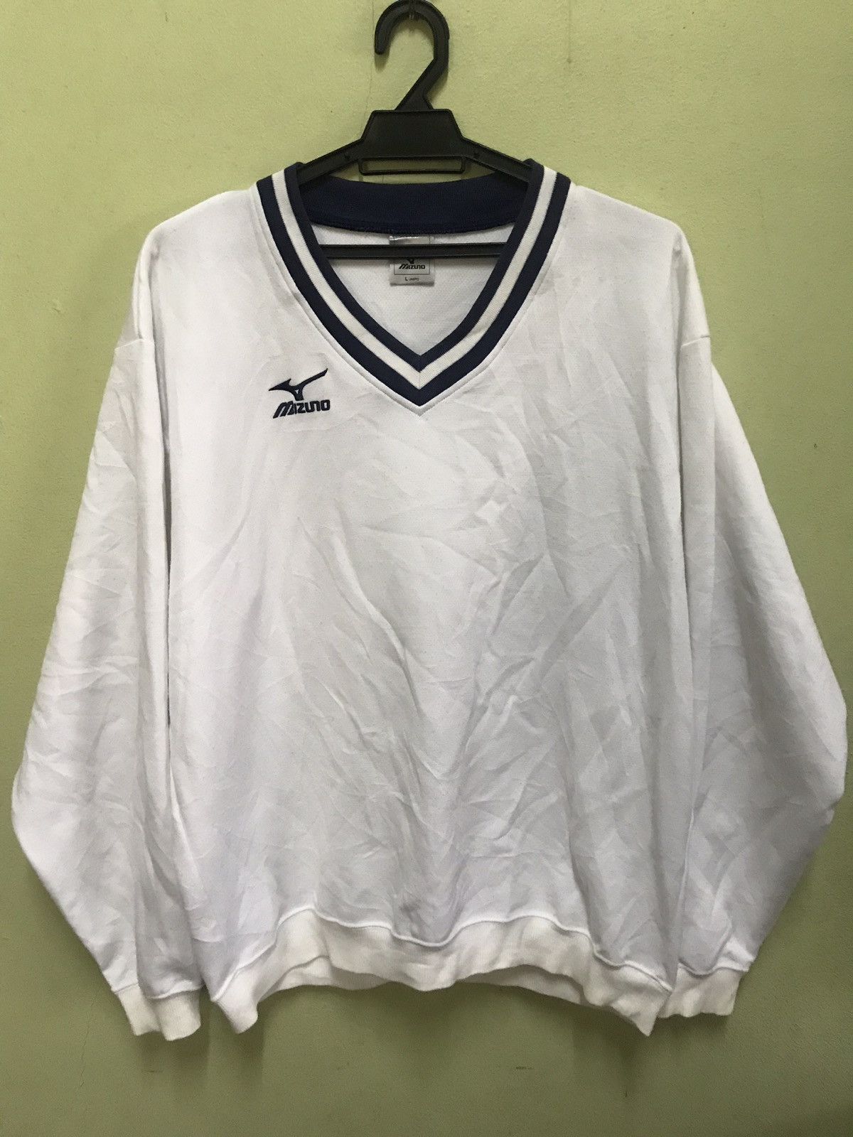 Mizuno Plain Small Logo V Neck Size US L / EU 52-54 / 3 - 1 Thumbnail