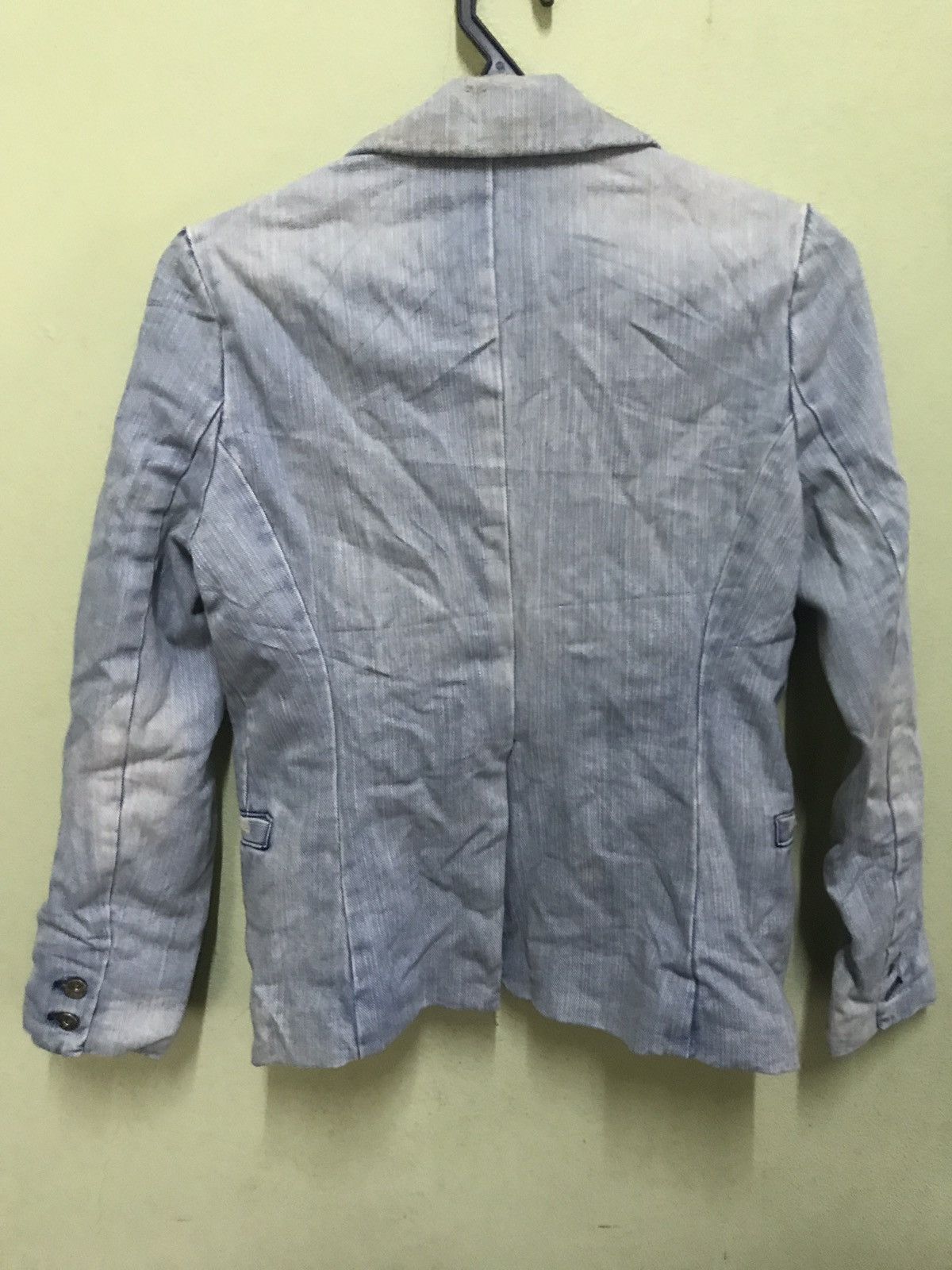 Lee Lee Cher Union Made Denim Blazer Size S / US 4 / IT 40 - 6 Thumbnail