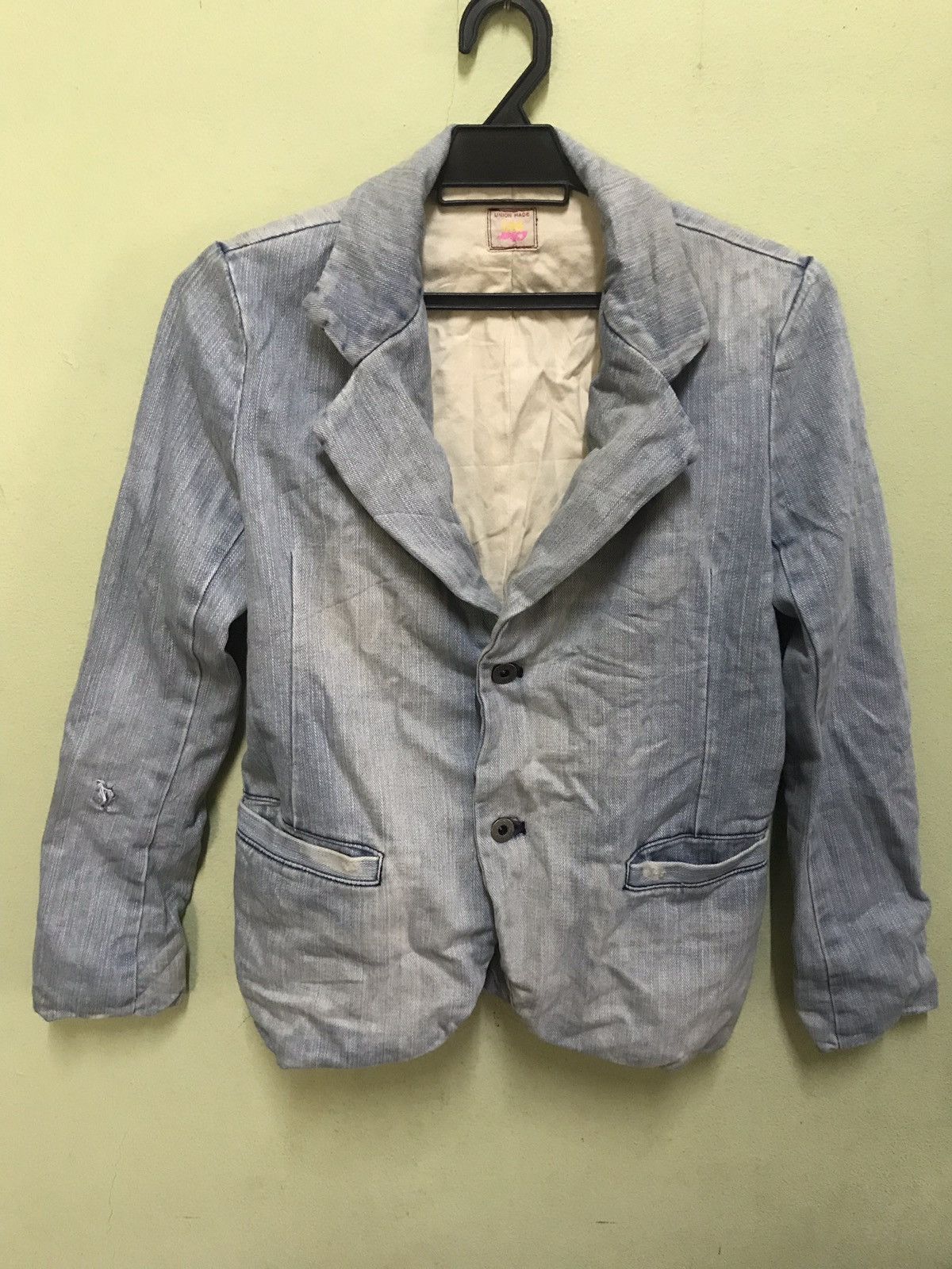 Lee Lee Cher Union Made Denim Blazer Size S / US 4 / IT 40 - 1 Thumbnail
