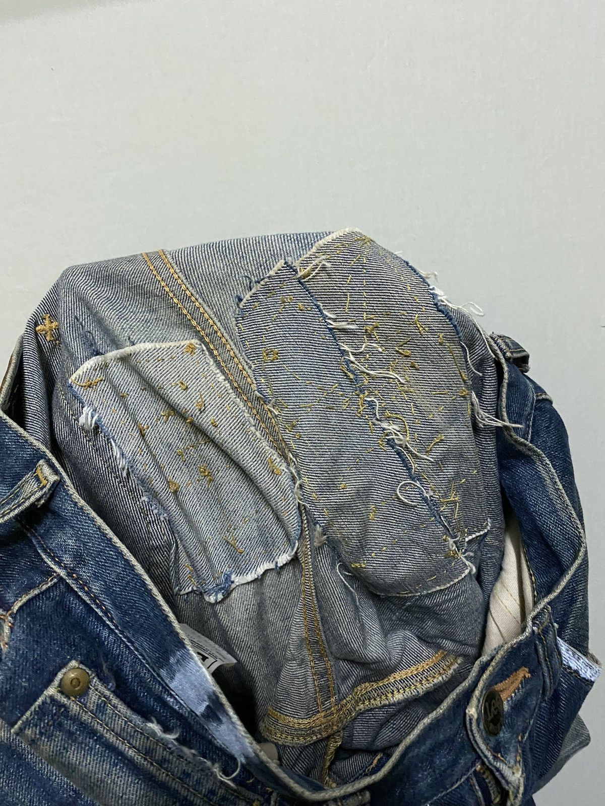 Lee Lee Selvedge Custom Paint Splash Jeans Size US 30 / EU 46 - 12 Thumbnail