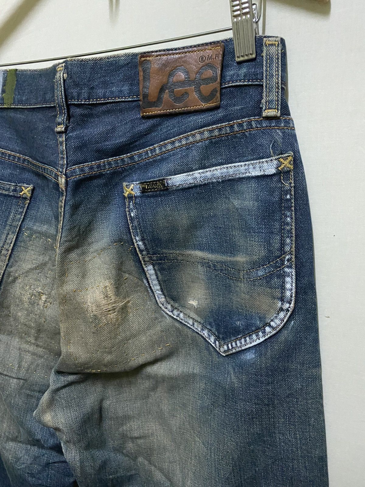 Lee Lee Selvedge Custom Paint Splash Jeans Size US 30 / EU 46 - 8 Thumbnail