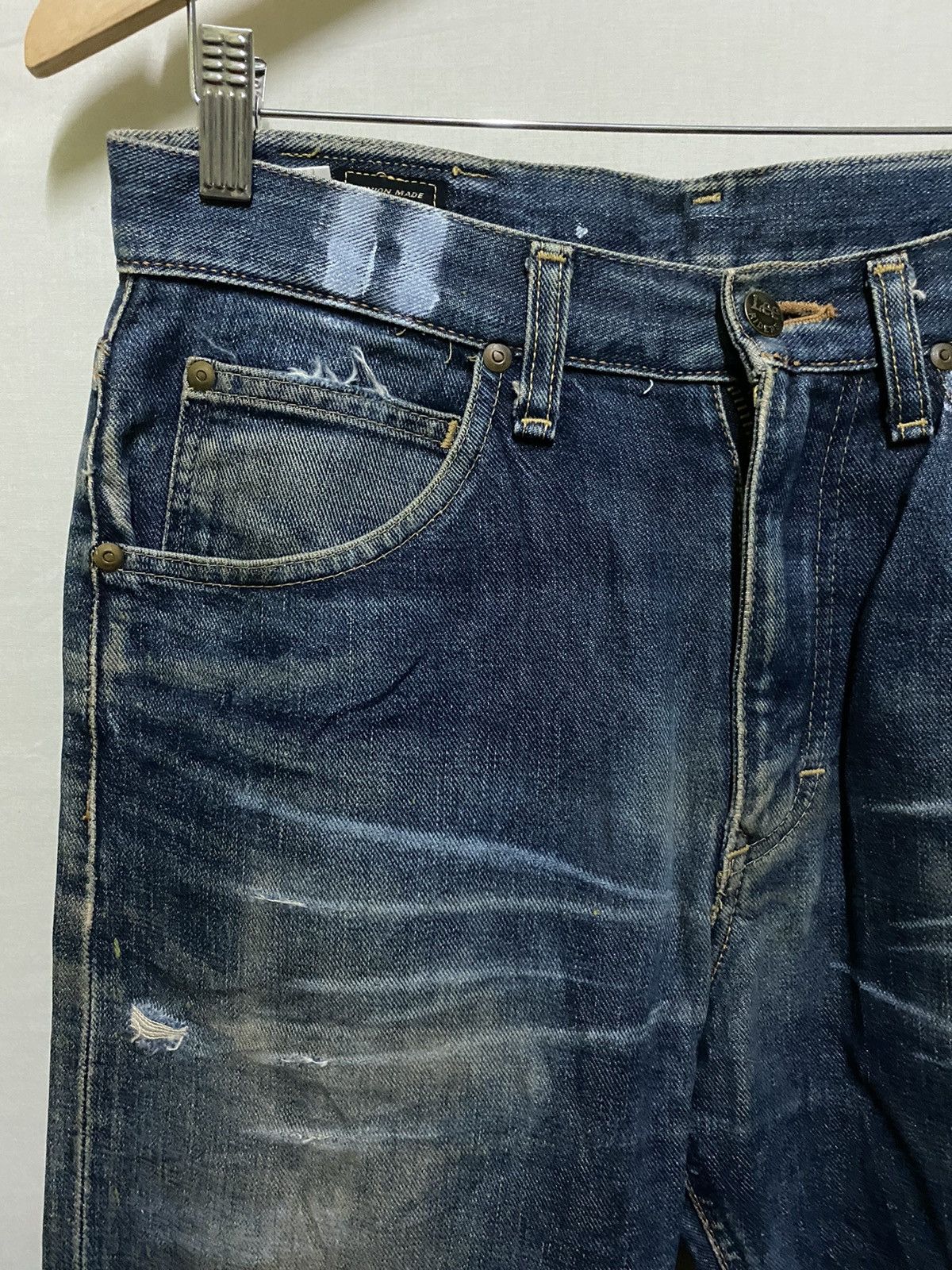 Lee Lee Selvedge Custom Paint Splash Jeans Size US 30 / EU 46 - 2 Thumbnail