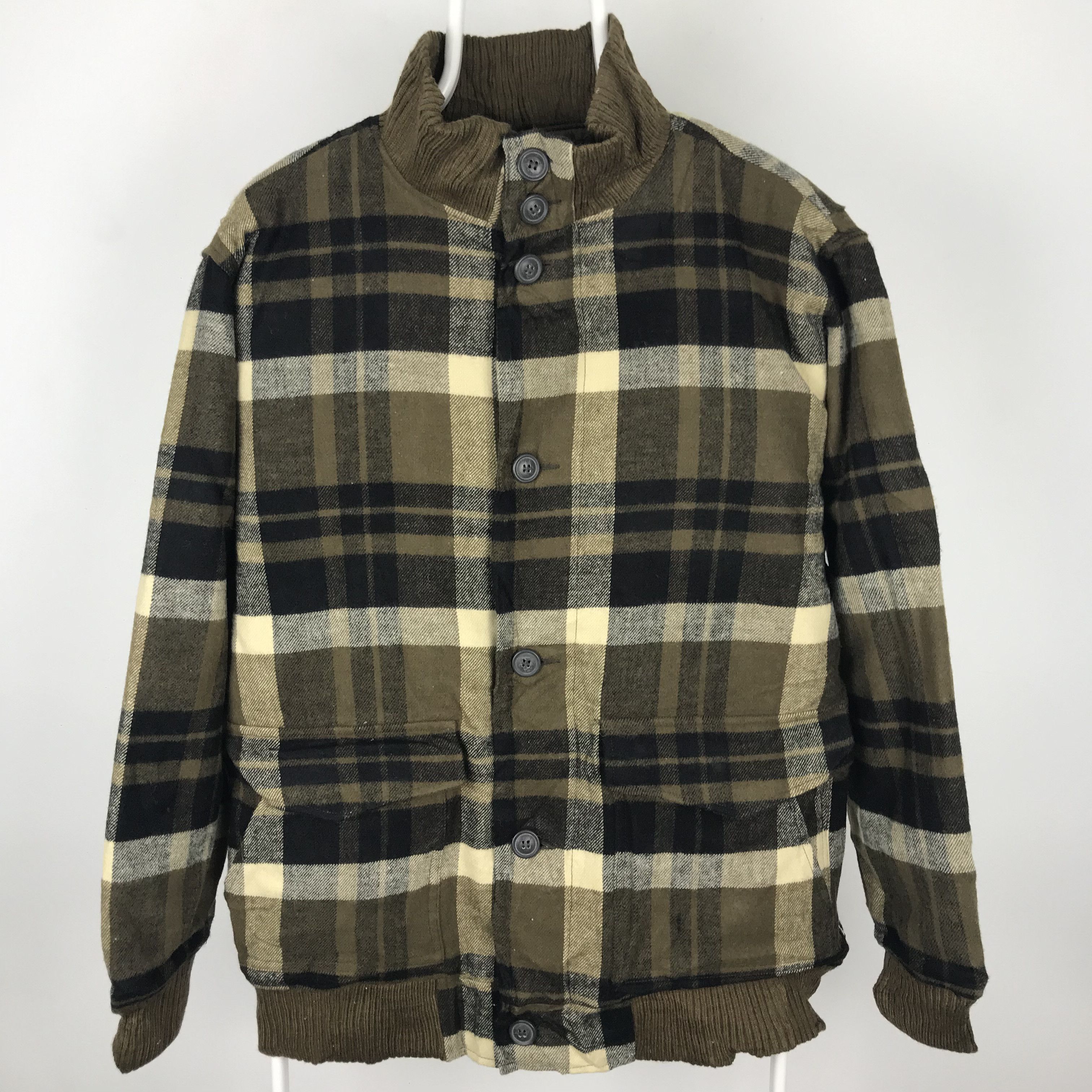 Vintage × Woolrich Woolen Mills Z228 RARE! WOOLRICH TARTAN WOOL FLANNEL JACKET Size US L / EU 52-54 / 3 - 4 Thumbnail