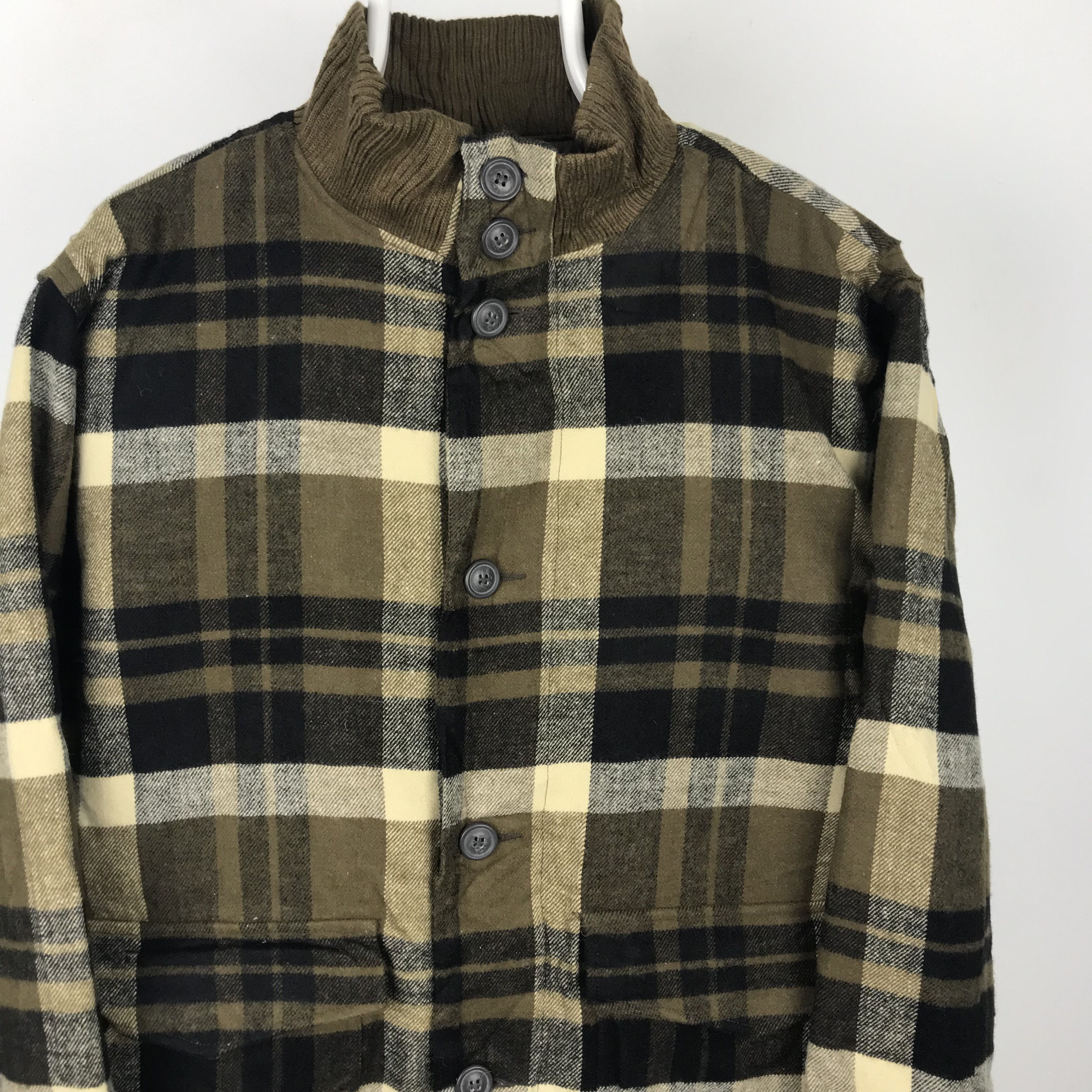 Vintage × Woolrich Woolen Mills Z228 RARE! WOOLRICH TARTAN WOOL FLANNEL JACKET Size US L / EU 52-54 / 3 - 2 Thumbnail