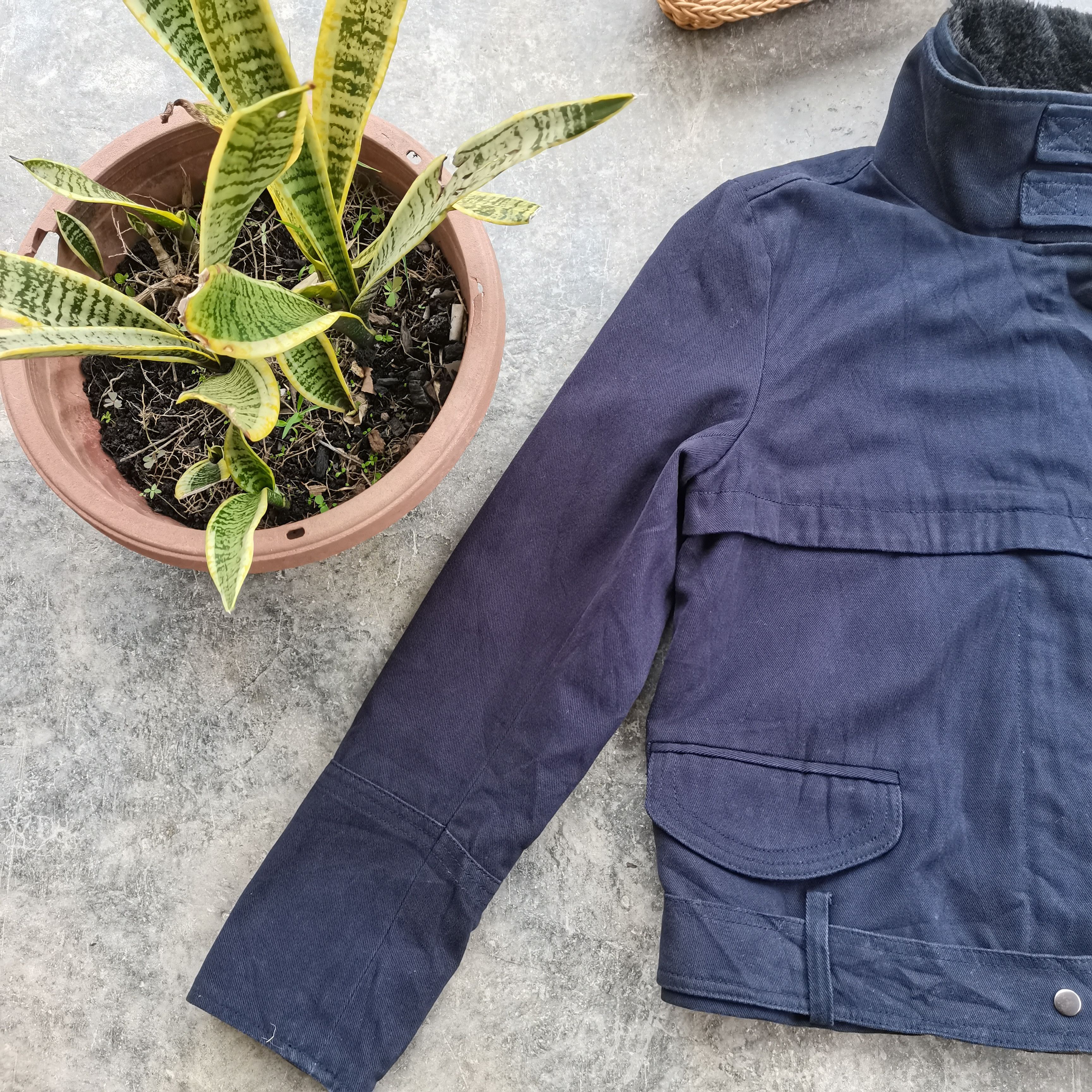 Gap × Vintage Vintage GAP Sherpa Collar Light Jacket Size M / US 6-8 / IT 42-44 - 5 Thumbnail