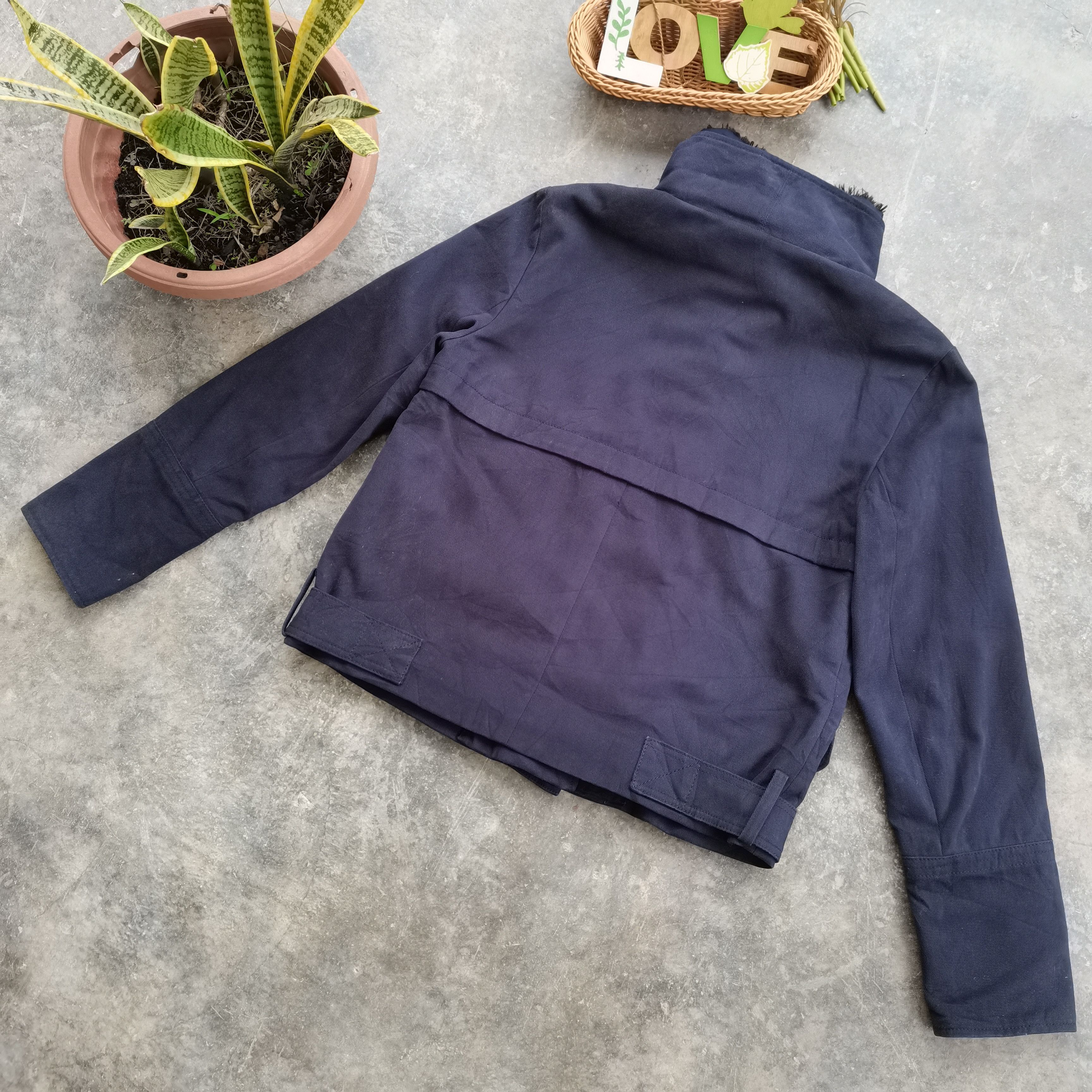Gap × Vintage Vintage GAP Sherpa Collar Light Jacket Size M / US 6-8 / IT 42-44 - 6 Thumbnail