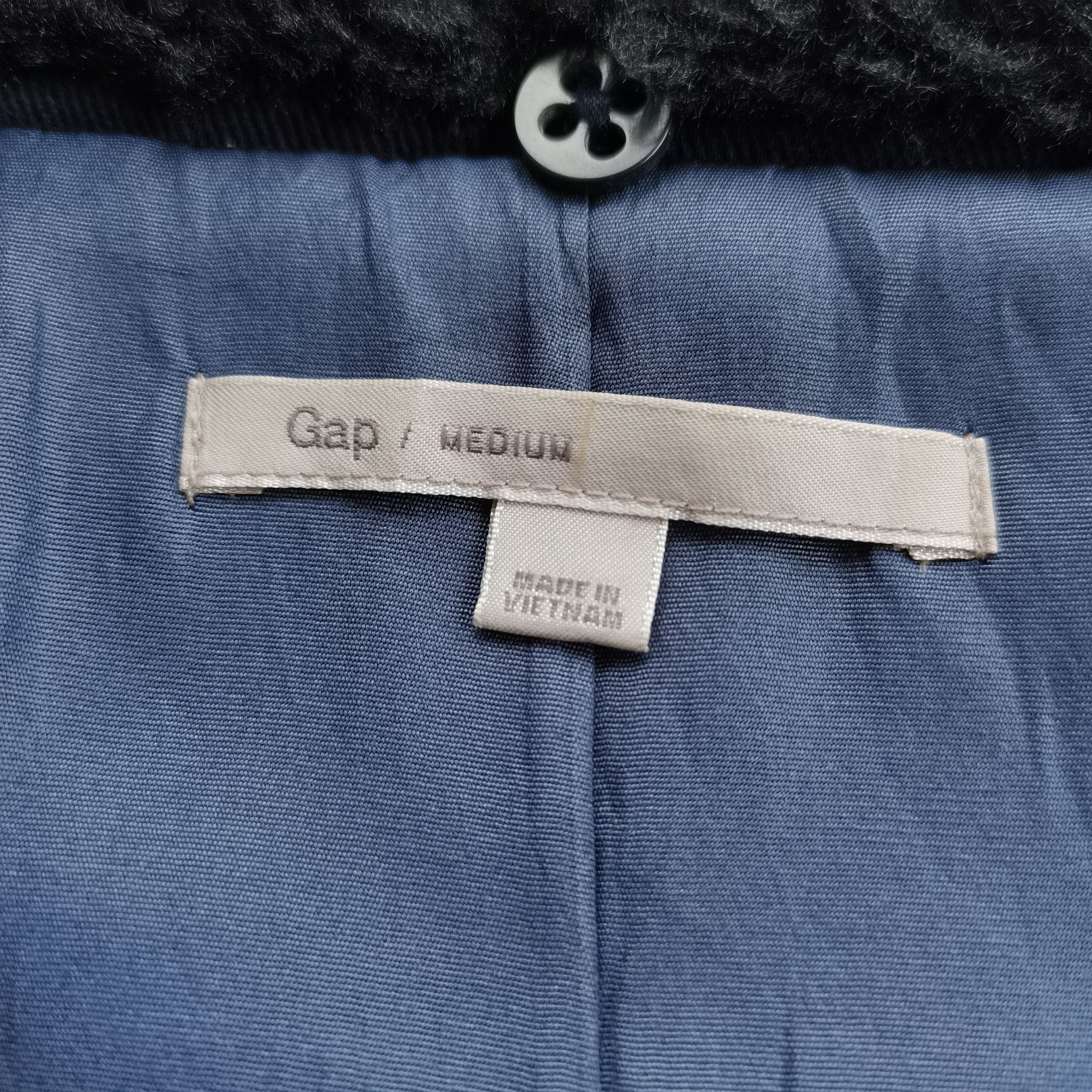 Gap × Vintage Vintage GAP Sherpa Collar Light Jacket Size M / US 6-8 / IT 42-44 - 9 Thumbnail