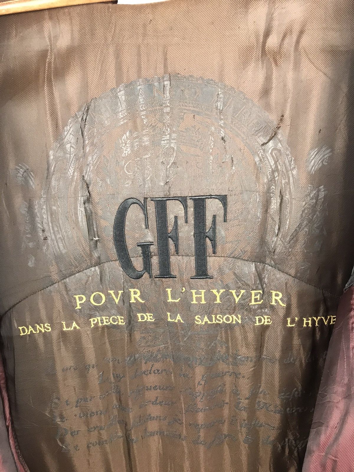 Gianfranco Ferre × Vintage Metal patch GFF Gianfranco Ferre vintage leather jacket Size US M / EU 48-50 / 2 - 7 Thumbnail