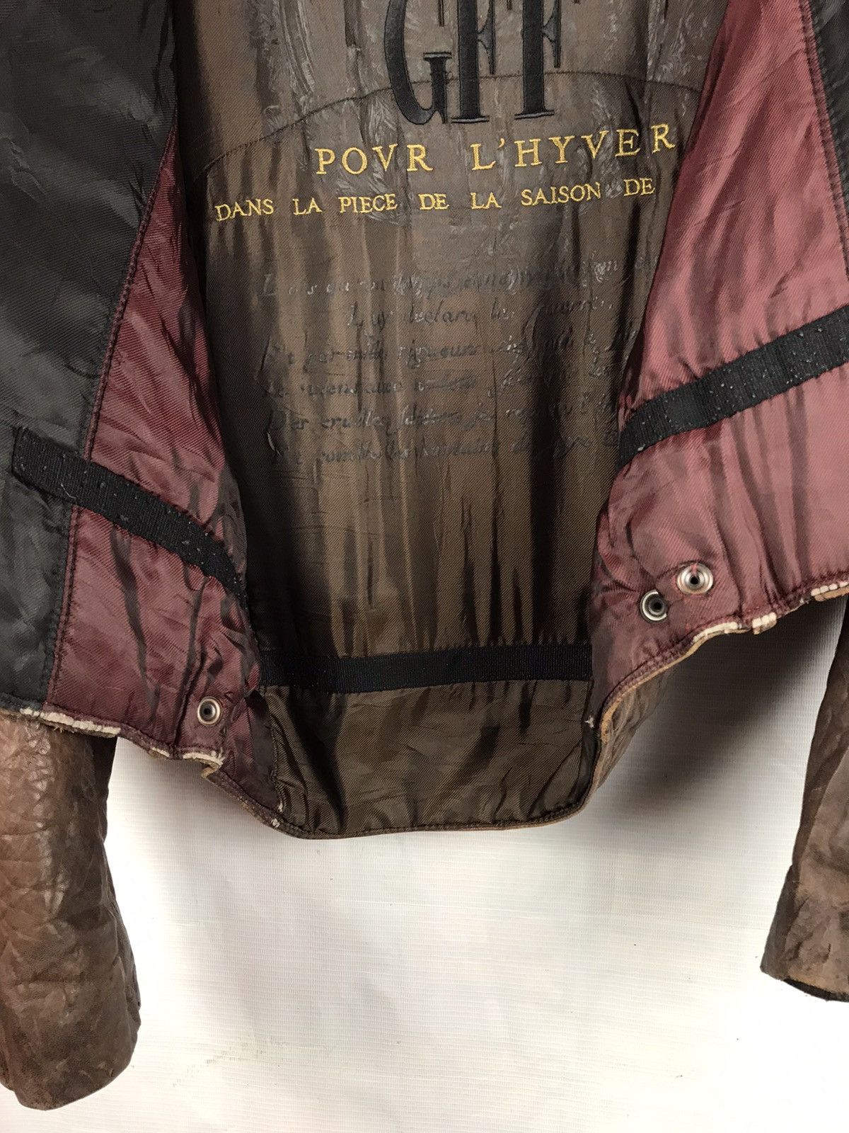 Gianfranco Ferre × Vintage Metal patch GFF Gianfranco Ferre vintage leather jacket Size US M / EU 48-50 / 2 - 13 Thumbnail