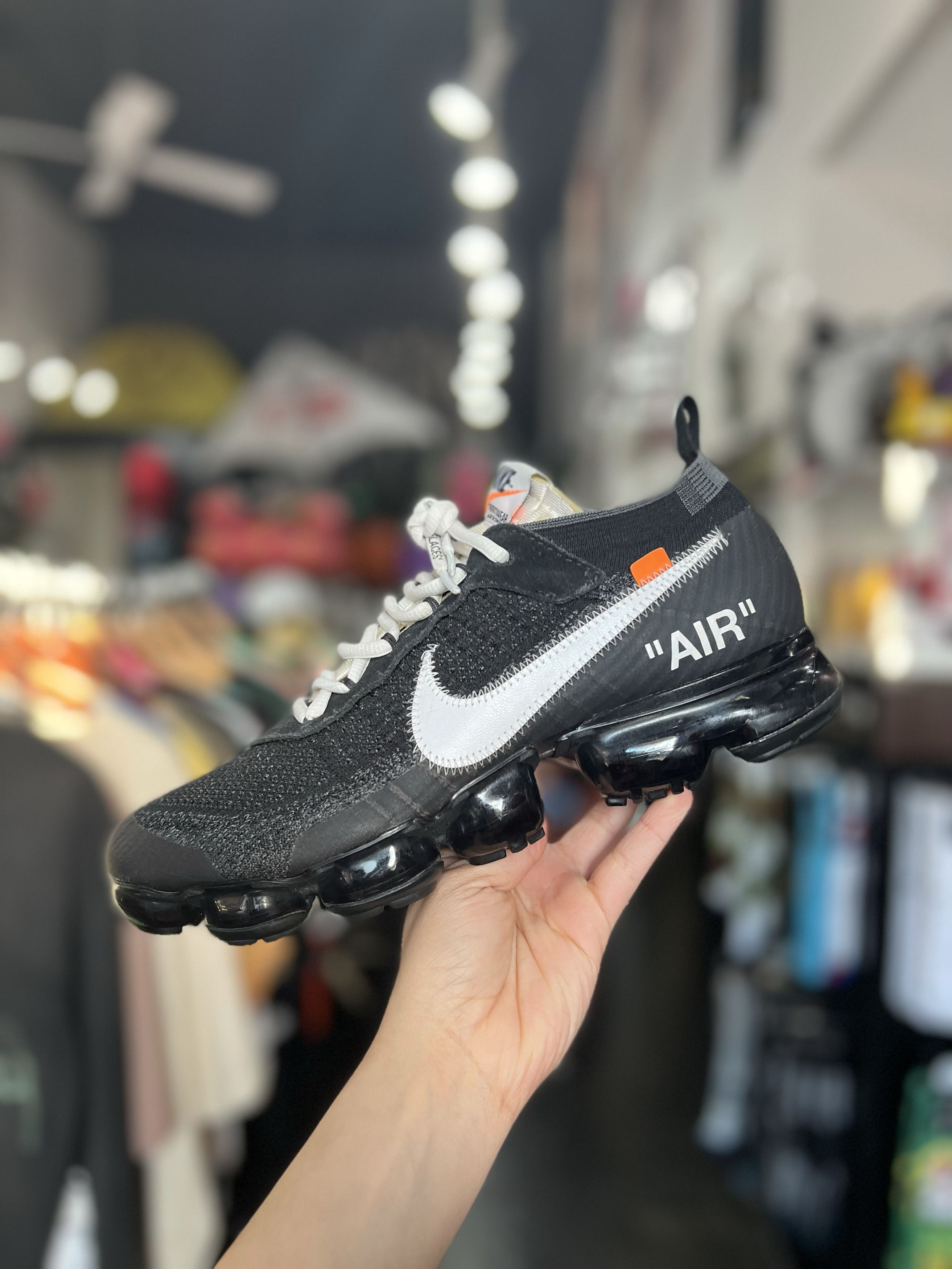 Vapormax off hotsell white grailed