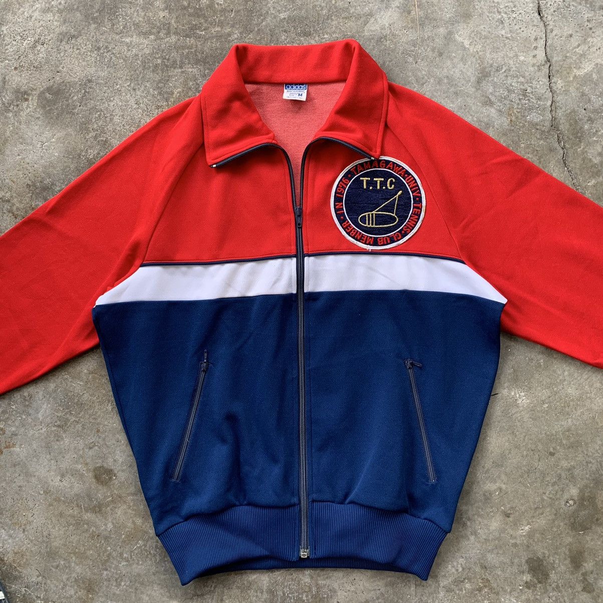 Adidas Adidas vintage 1976 Tamagawa University patch Size US M / EU 48-50 / 2 - 6 Thumbnail
