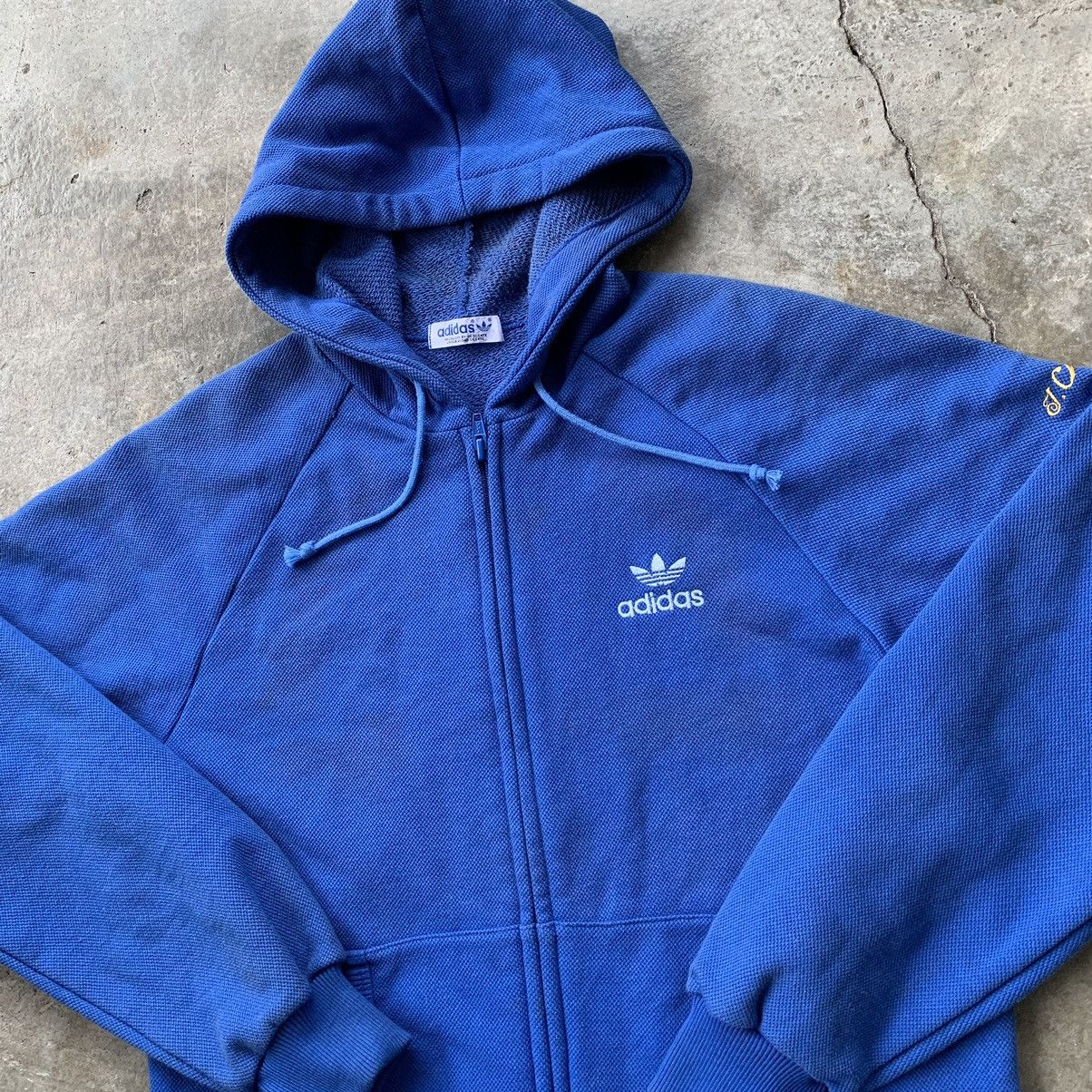 Adidas Adidas 80s vintage hoodie zipper Size US L / EU 52-54 / 3 - 17 Thumbnail