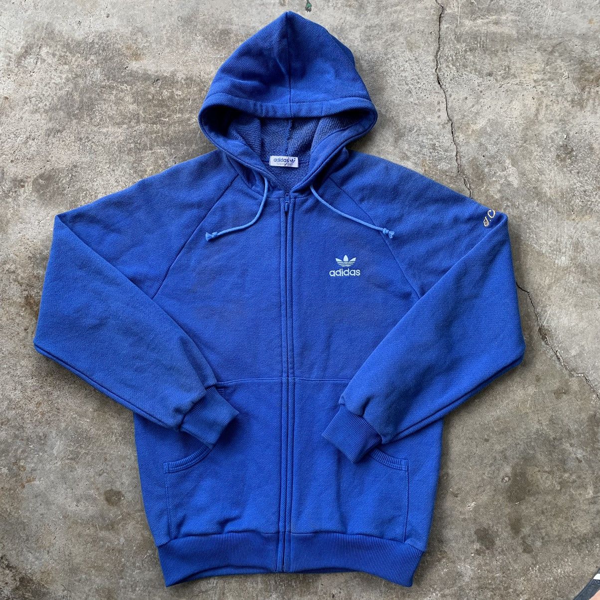 Adidas Adidas 80s vintage hoodie zipper Size US L / EU 52-54 / 3 - 12 Thumbnail