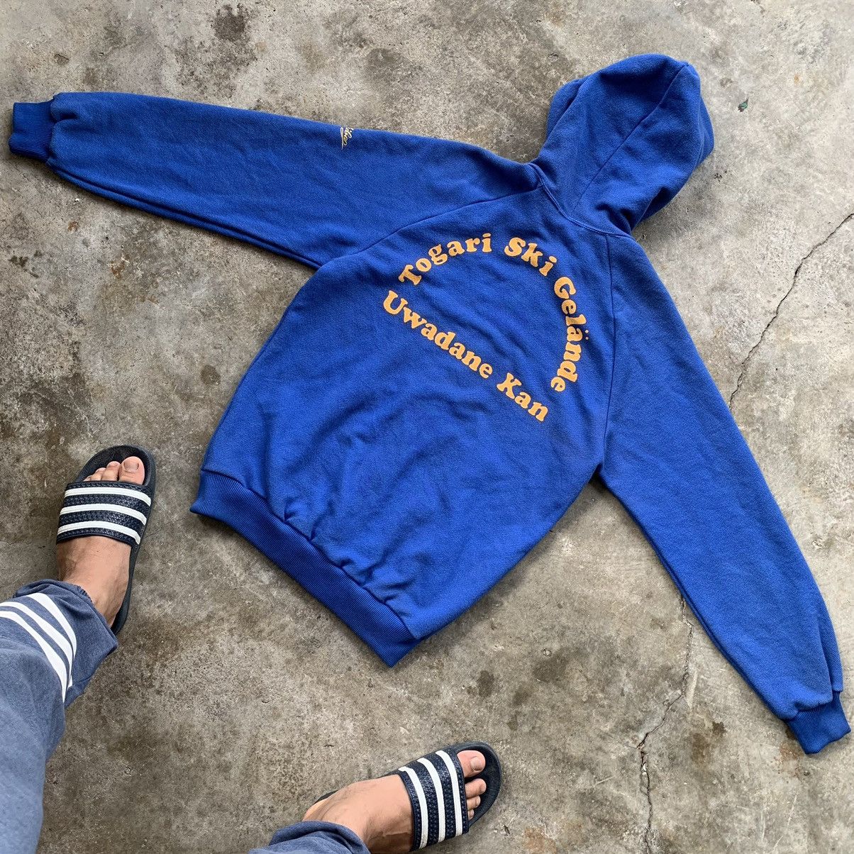 Adidas Adidas 80s vintage hoodie zipper Size US L / EU 52-54 / 3 - 7 Thumbnail