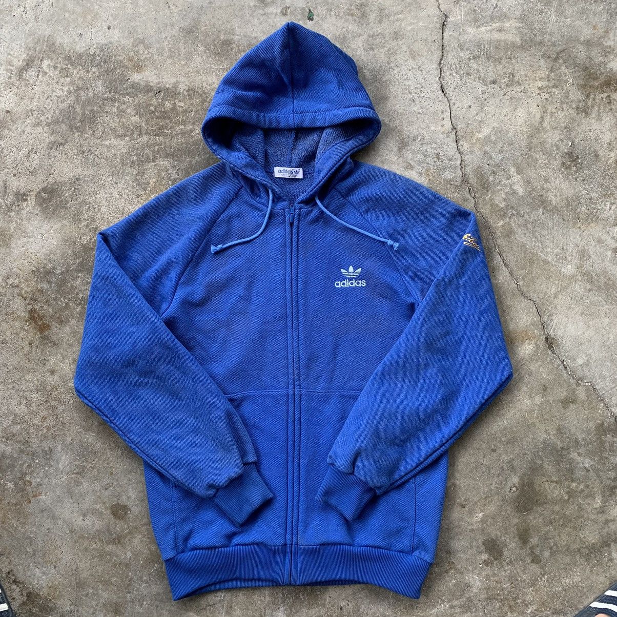 Adidas Adidas 80s vintage hoodie zipper Size US L / EU 52-54 / 3 - 4 Thumbnail