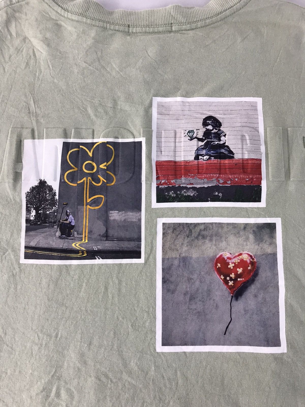 Japanese Brand × Vintage Brandalised Vandal Banksy Art Work Tee Travis Flacko Scott Size US M / EU 48-50 / 2 - 2 Thumbnail