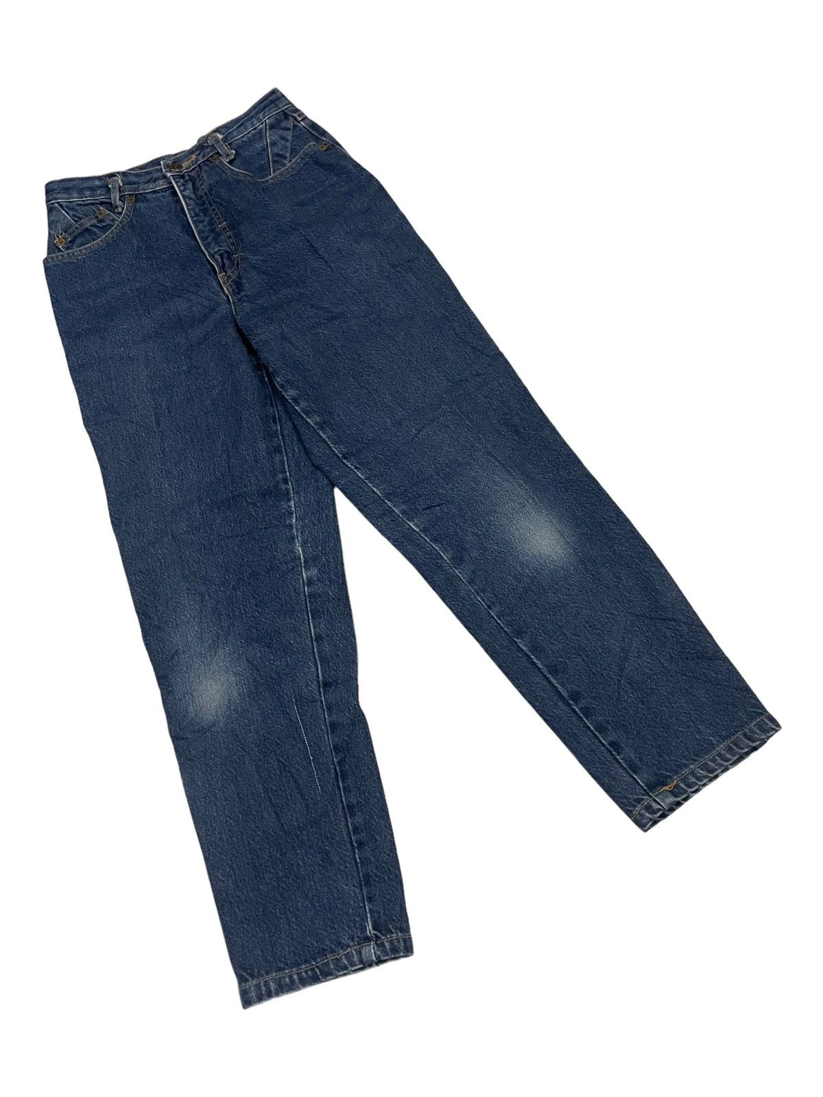 Camel × Japanese Brand Faded Sweet Camel Slim Fit Denim Size US 26 / EU 42 - 2 Thumbnail