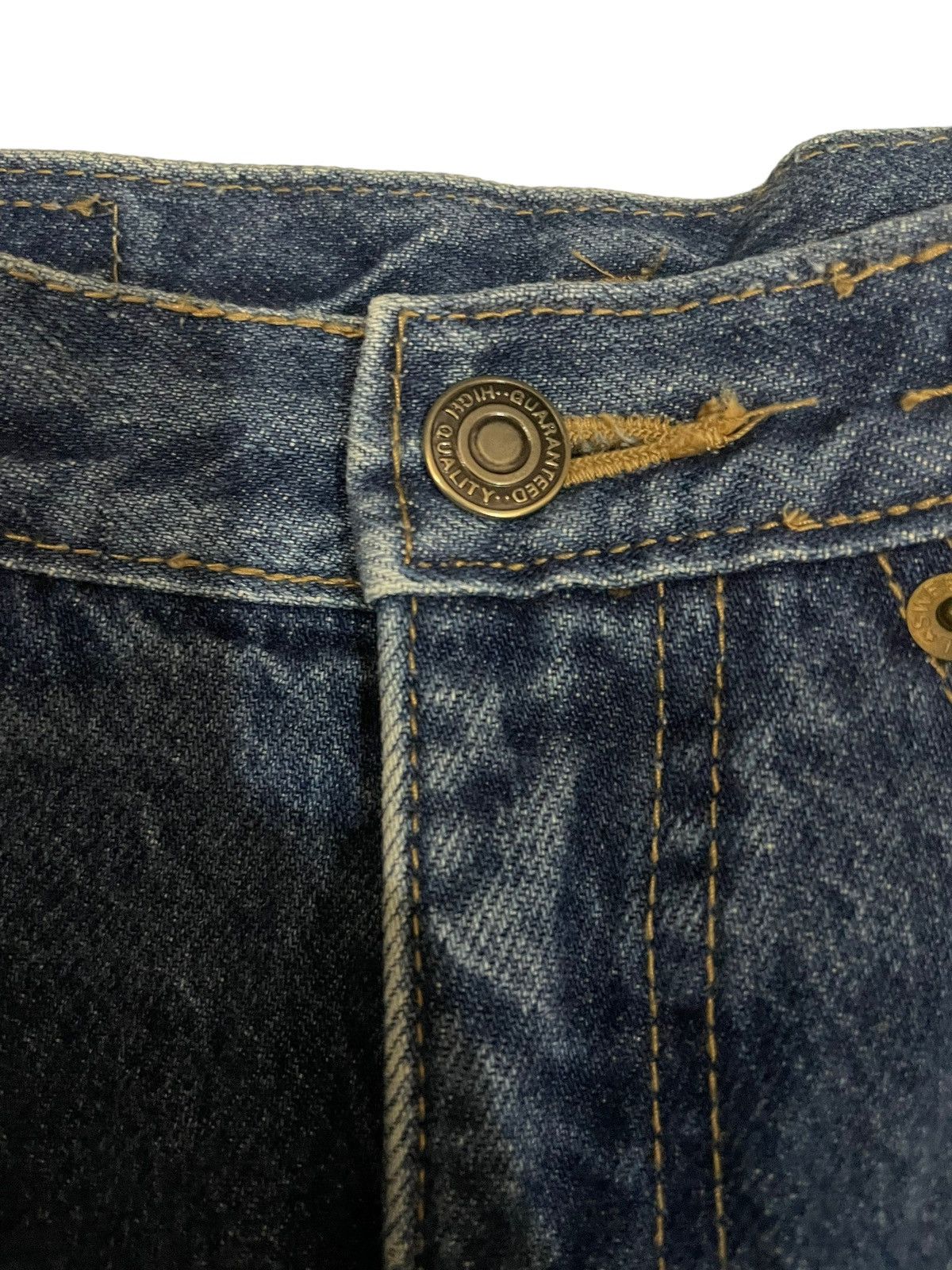 Camel × Japanese Brand Faded Sweet Camel Slim Fit Denim Size US 26 / EU 42 - 7 Thumbnail
