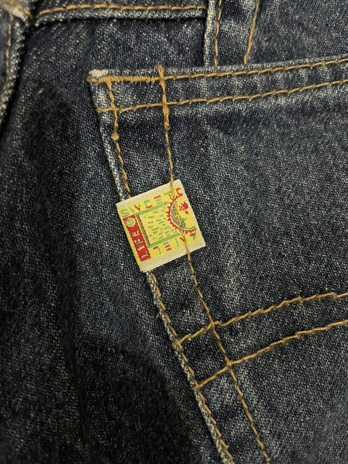 Camel × Japanese Brand Faded Sweet Camel Slim Fit Denim Size US 26 / EU 42 - 12 Thumbnail