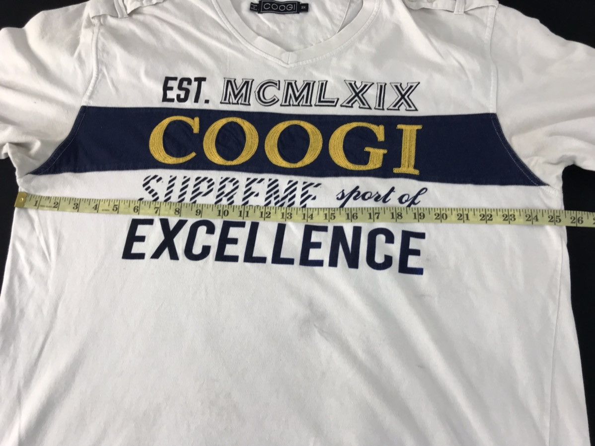 Coogi × Vintage Coogi Supreme Sport Of Exellence Spell Out Big Size Tee Size US XXL / EU 58 / 5 - 11 Thumbnail