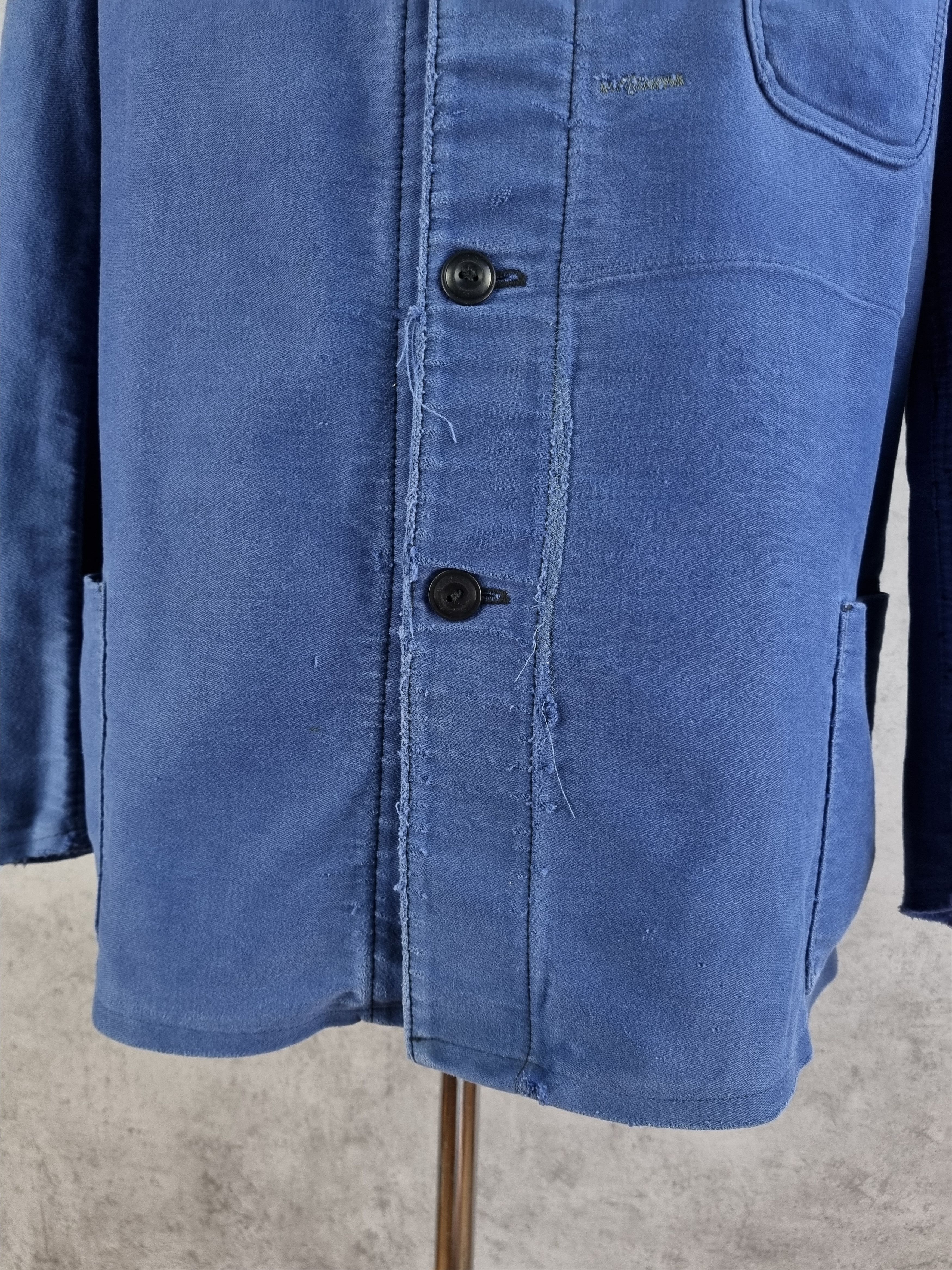 Le Laboureur 60s Aesthetic Sanfor Chore Worker Vintage distressed Jacket Size US L / EU 52-54 / 3 - 9 Thumbnail