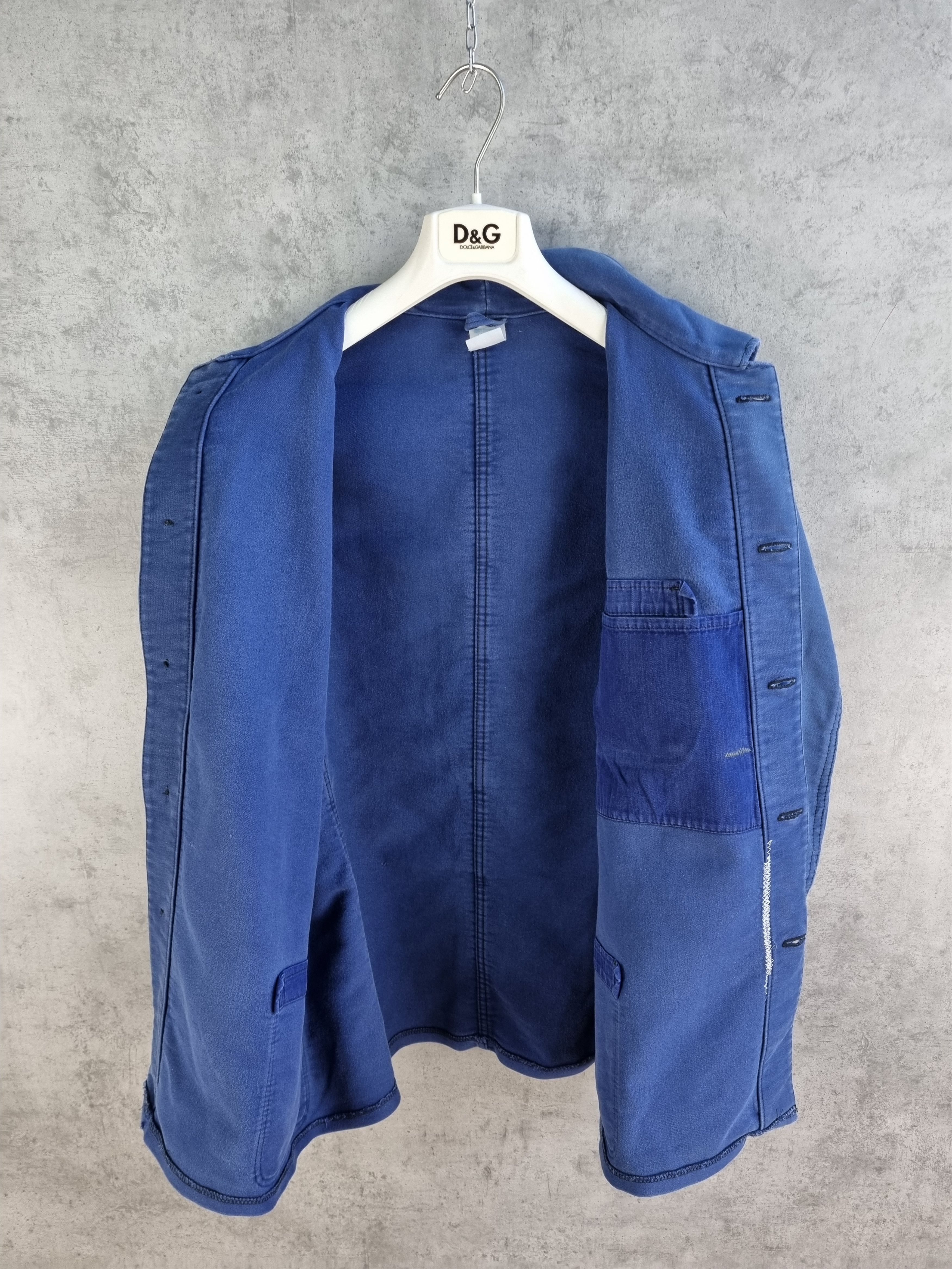 Le Laboureur 60s Aesthetic Sanfor Chore Worker Vintage distressed Jacket Size US L / EU 52-54 / 3 - 14 Thumbnail