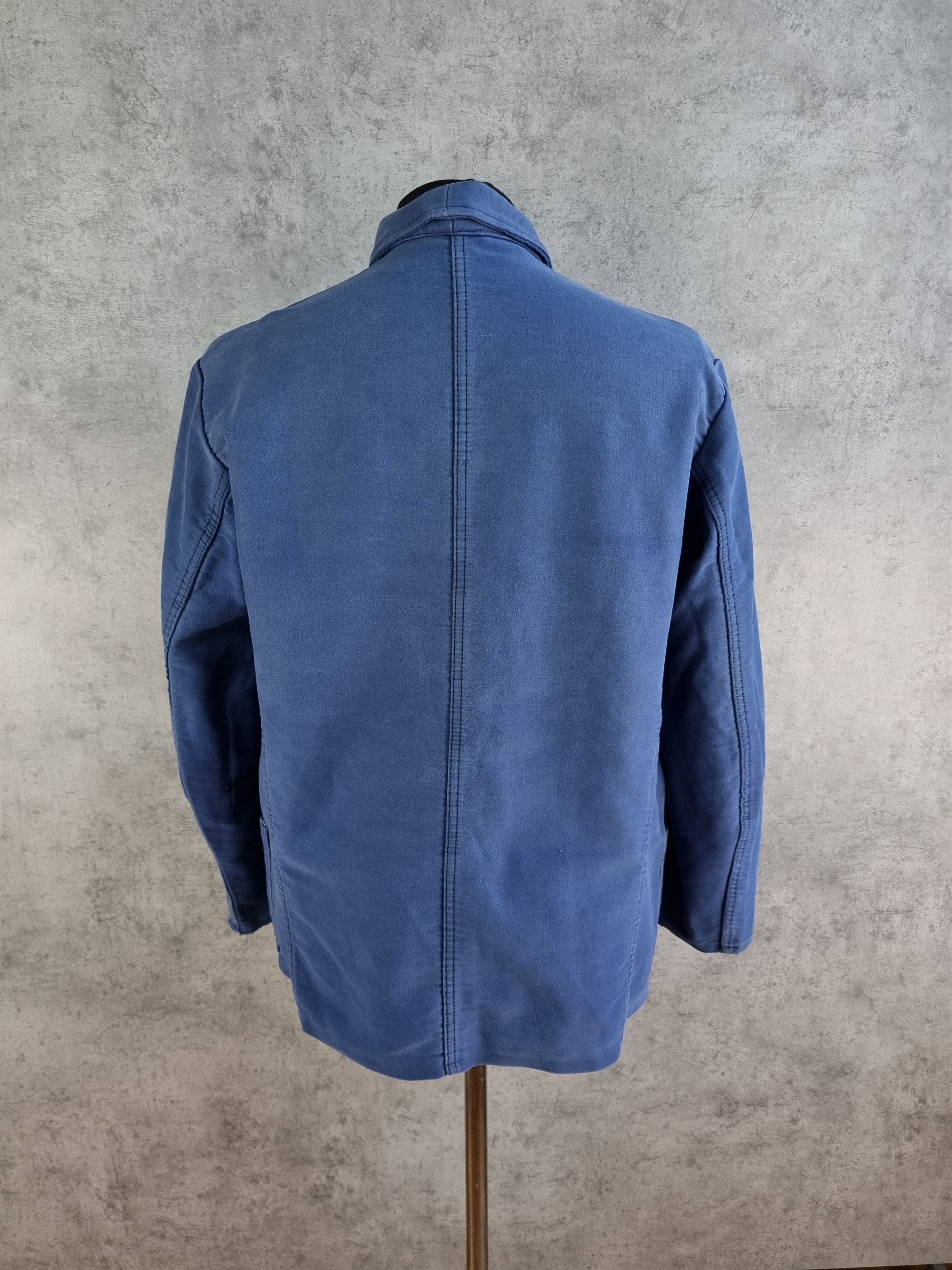 Le Laboureur 60s Aesthetic Sanfor Chore Worker Vintage distressed Jacket Size US L / EU 52-54 / 3 - 6 Thumbnail