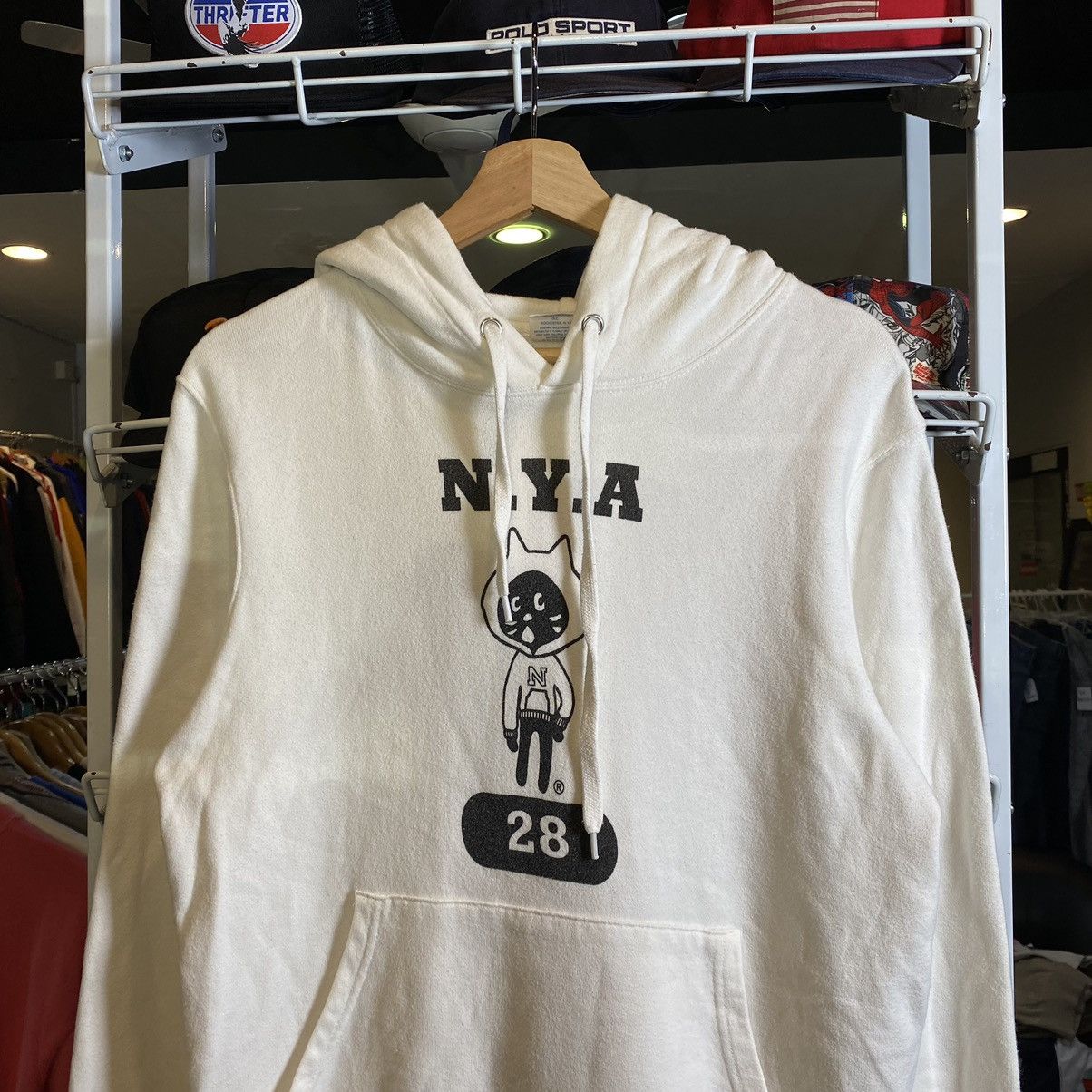 Champion × Ne-Net Ne-net x champion washed white logo hoodie Size US M / EU 48-50 / 2 - 3 Thumbnail