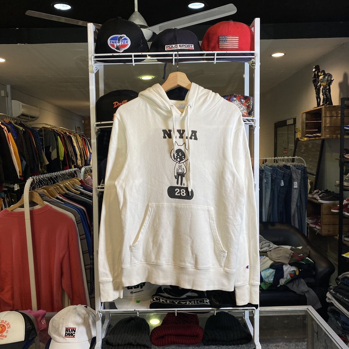 Champion × Ne-Net Ne-net x champion washed white logo hoodie Size US M / EU 48-50 / 2 - 1 Thumbnail