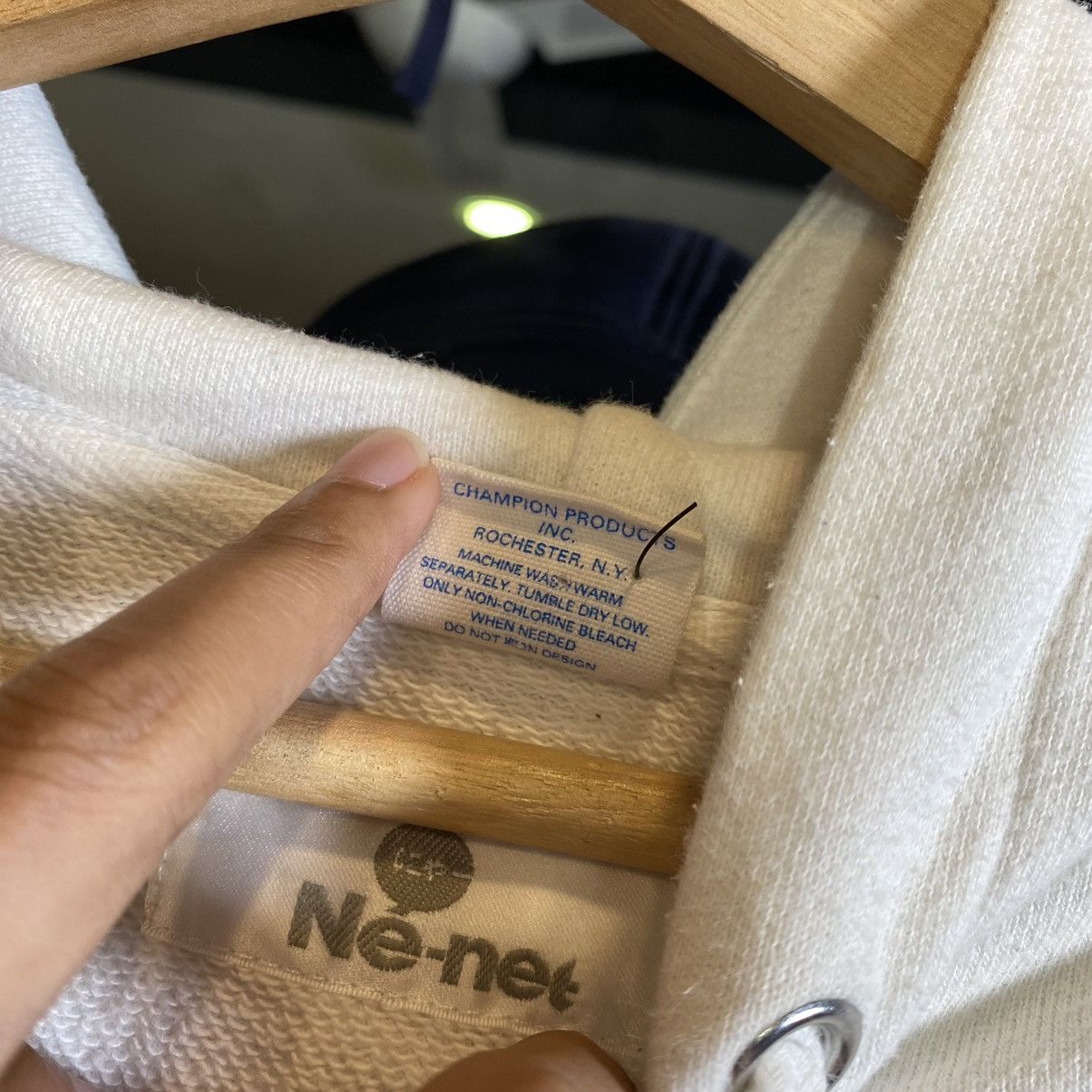 Champion × Ne-Net Ne-net x champion washed white logo hoodie Size US M / EU 48-50 / 2 - 8 Thumbnail