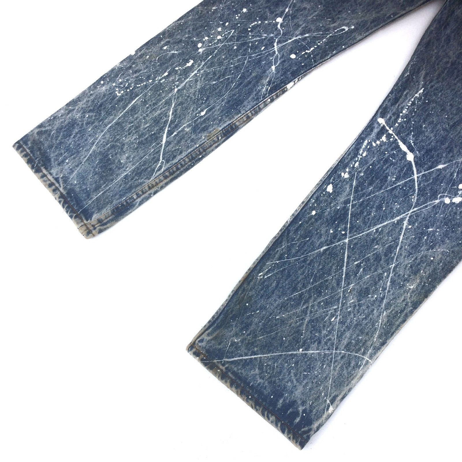 Levi's Made & Crafted Rebuild Levi's 501 Distressed Painter Denim Jeans USA Made Size US 34 / EU 50 - 10 Thumbnail