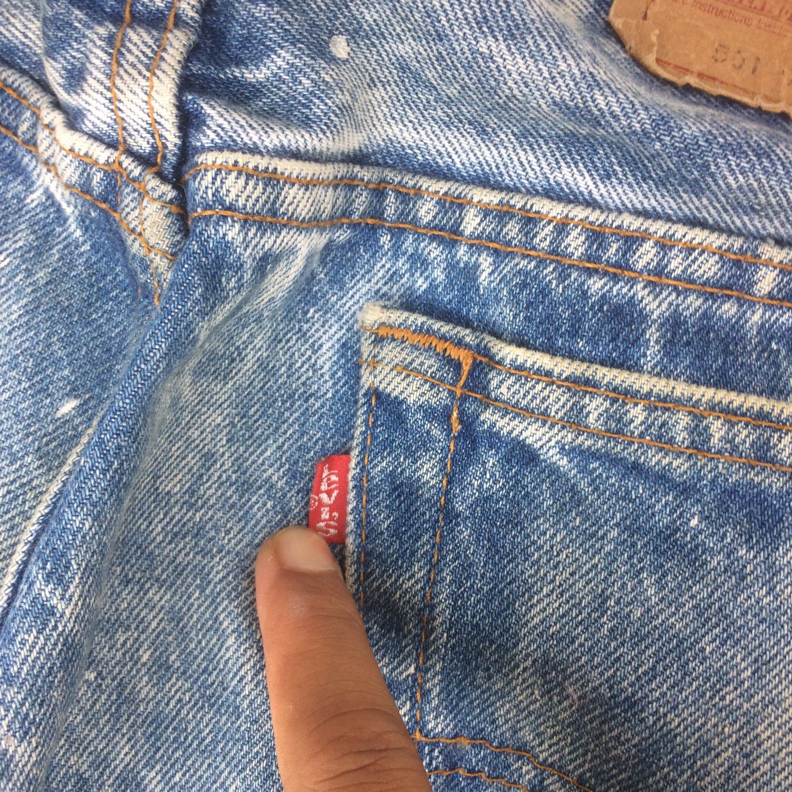 Levi's Made & Crafted Rebuild Levi's 501 Distressed Painter Denim Jeans USA Made Size US 34 / EU 50 - 8 Thumbnail